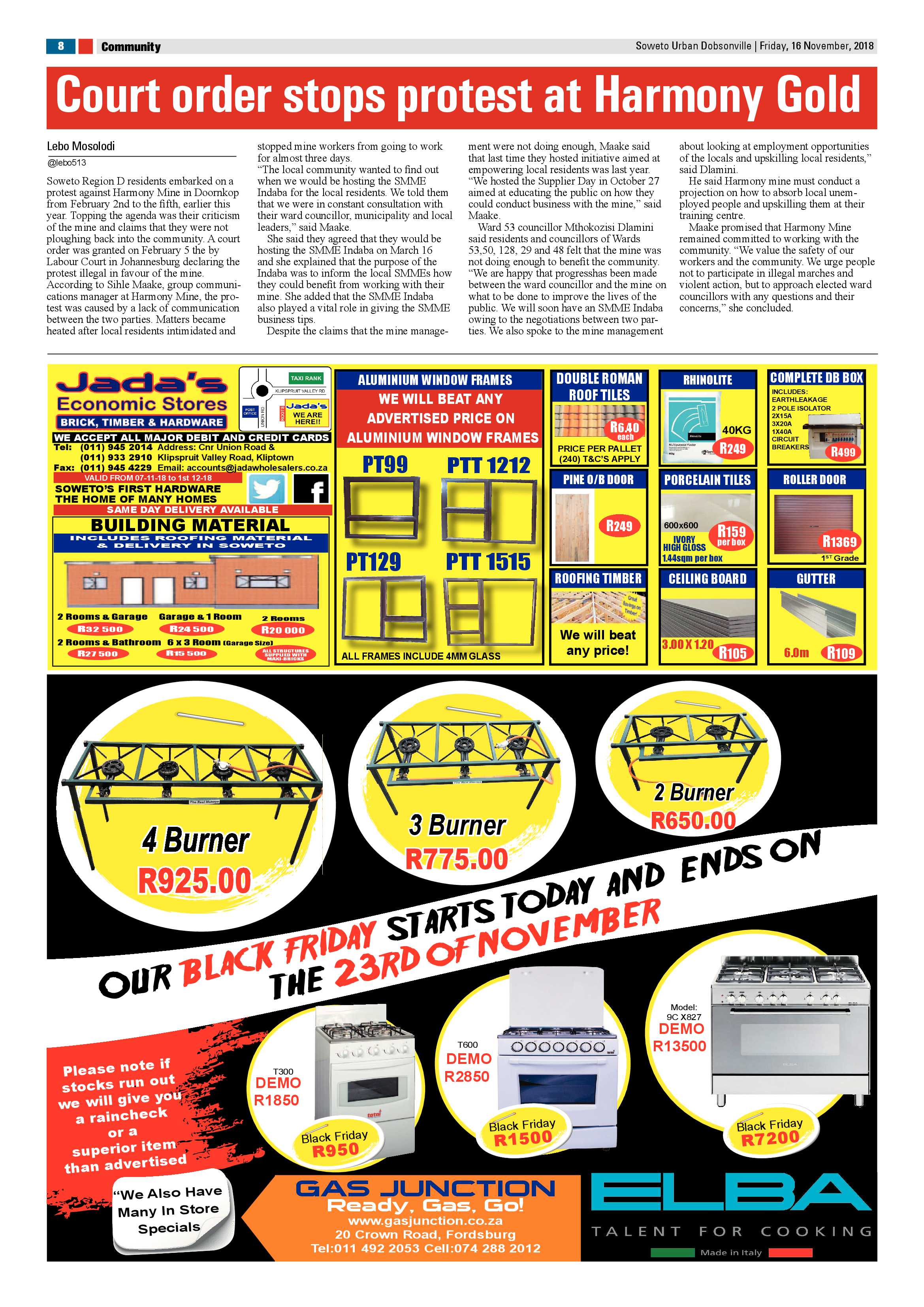 Jabavu – November 16, 2018 issue page 8