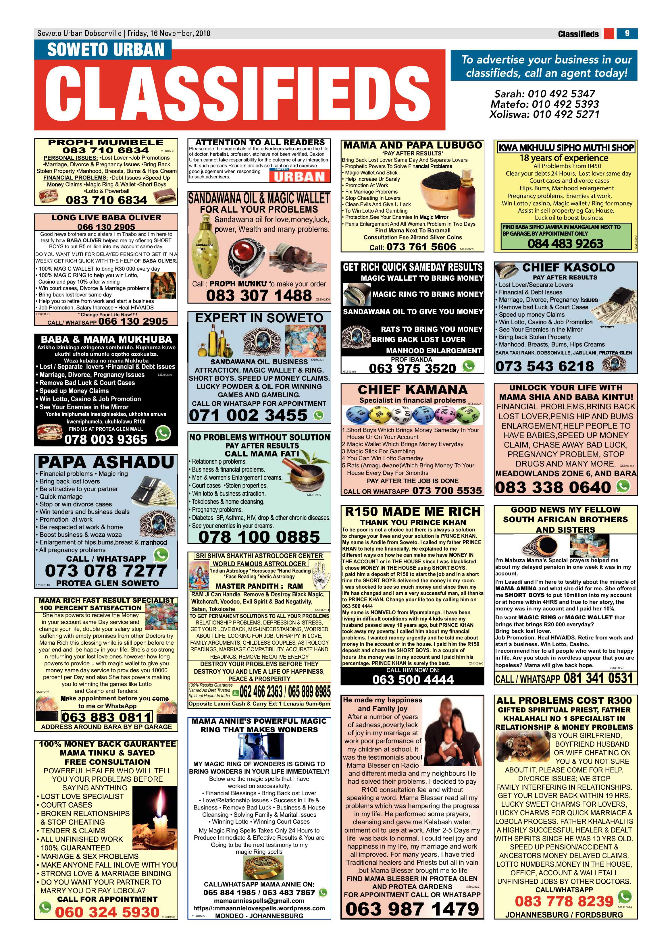 Jabavu – November 16, 2018 issue page 9