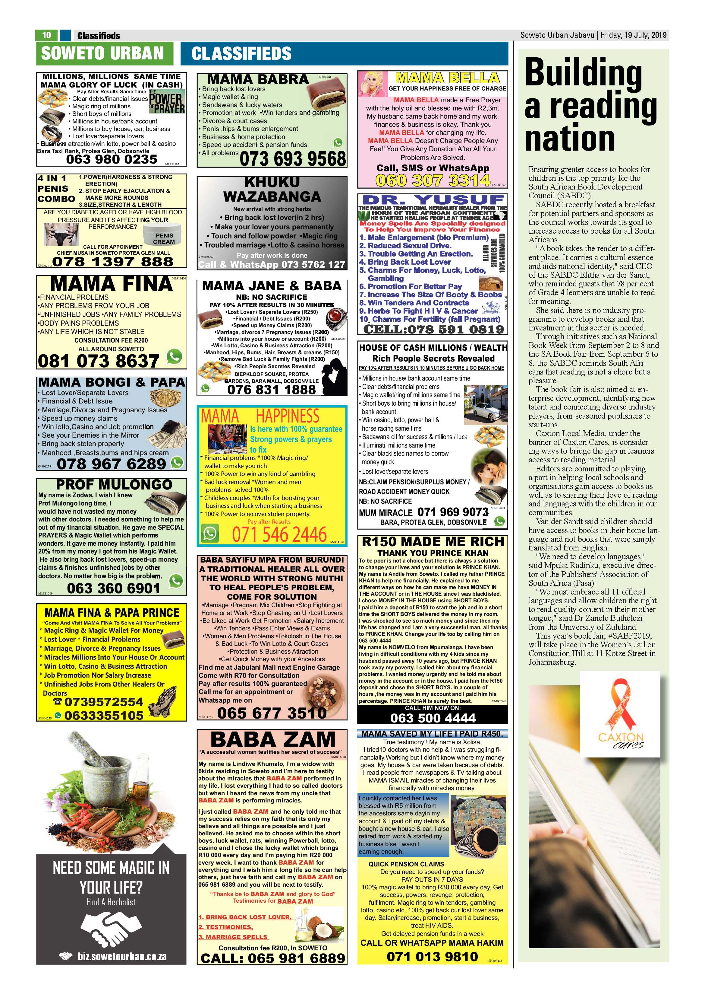 Jabavu News – July 19, 2019 page 10