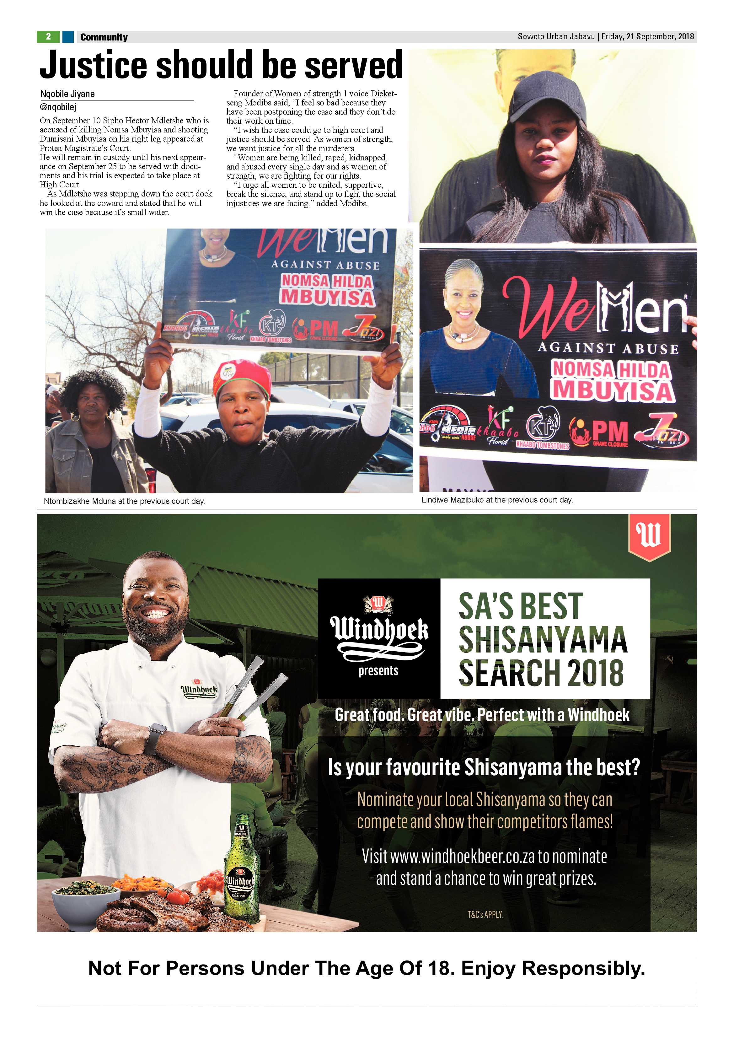 Jabavu – September 21, 2018 issue page 2