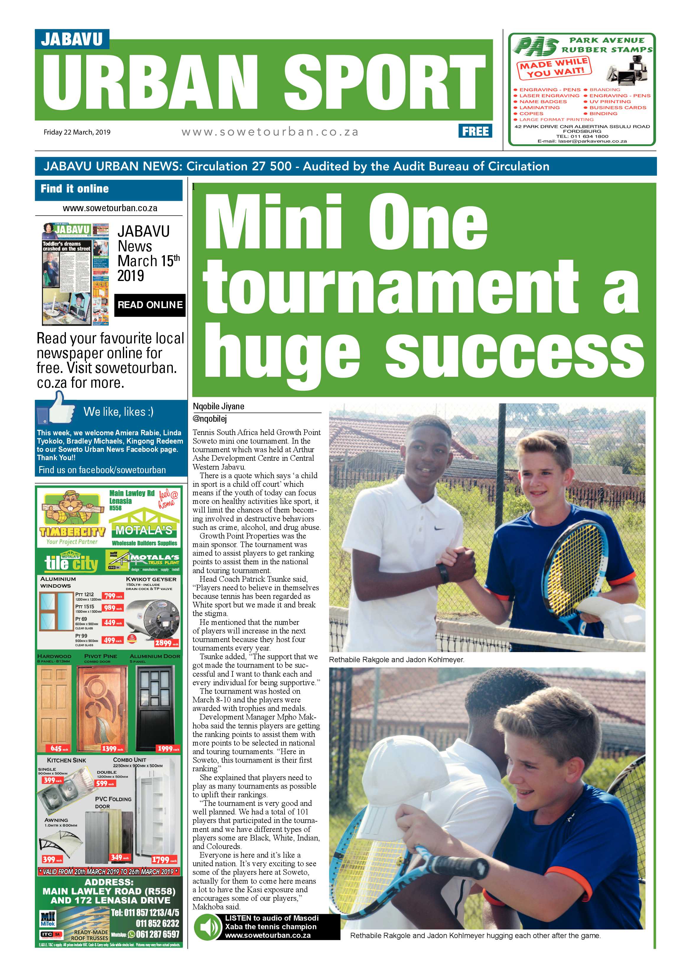 Jabavu News – March 22 , 2019 page 11