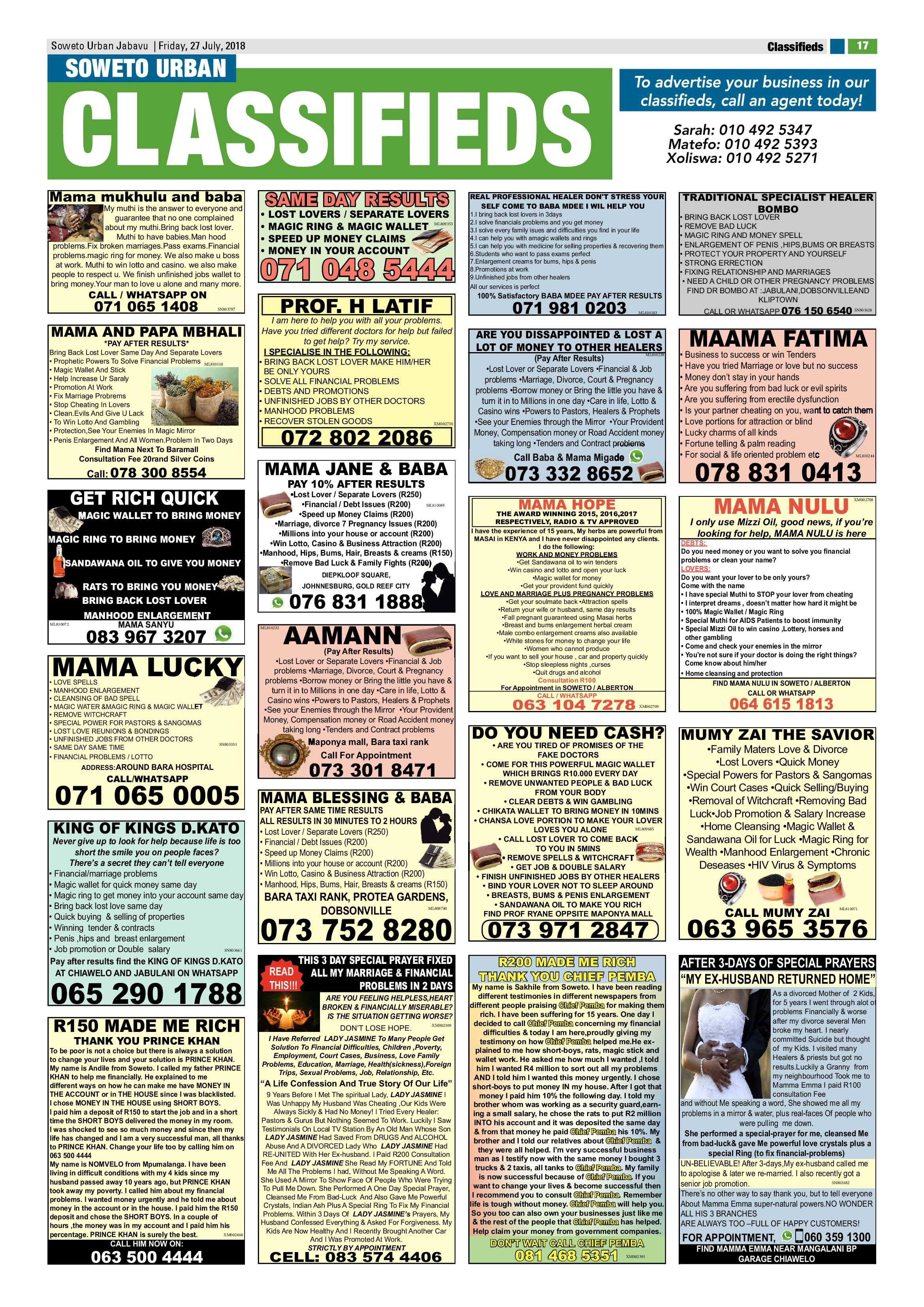 Jabavu – July 27, 2018 issue page 17
