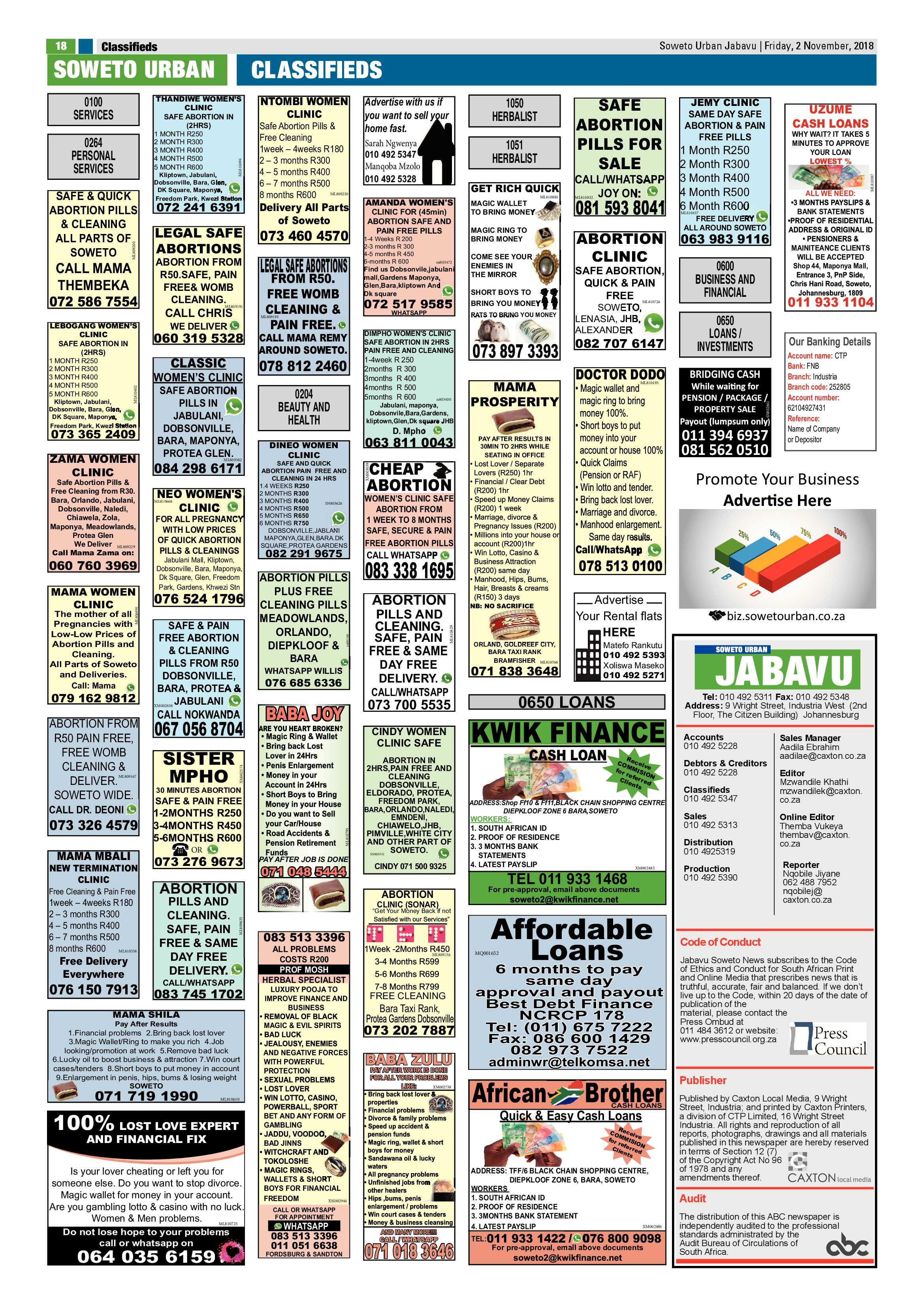 Jabavu – November 2, 2018 issue page 18