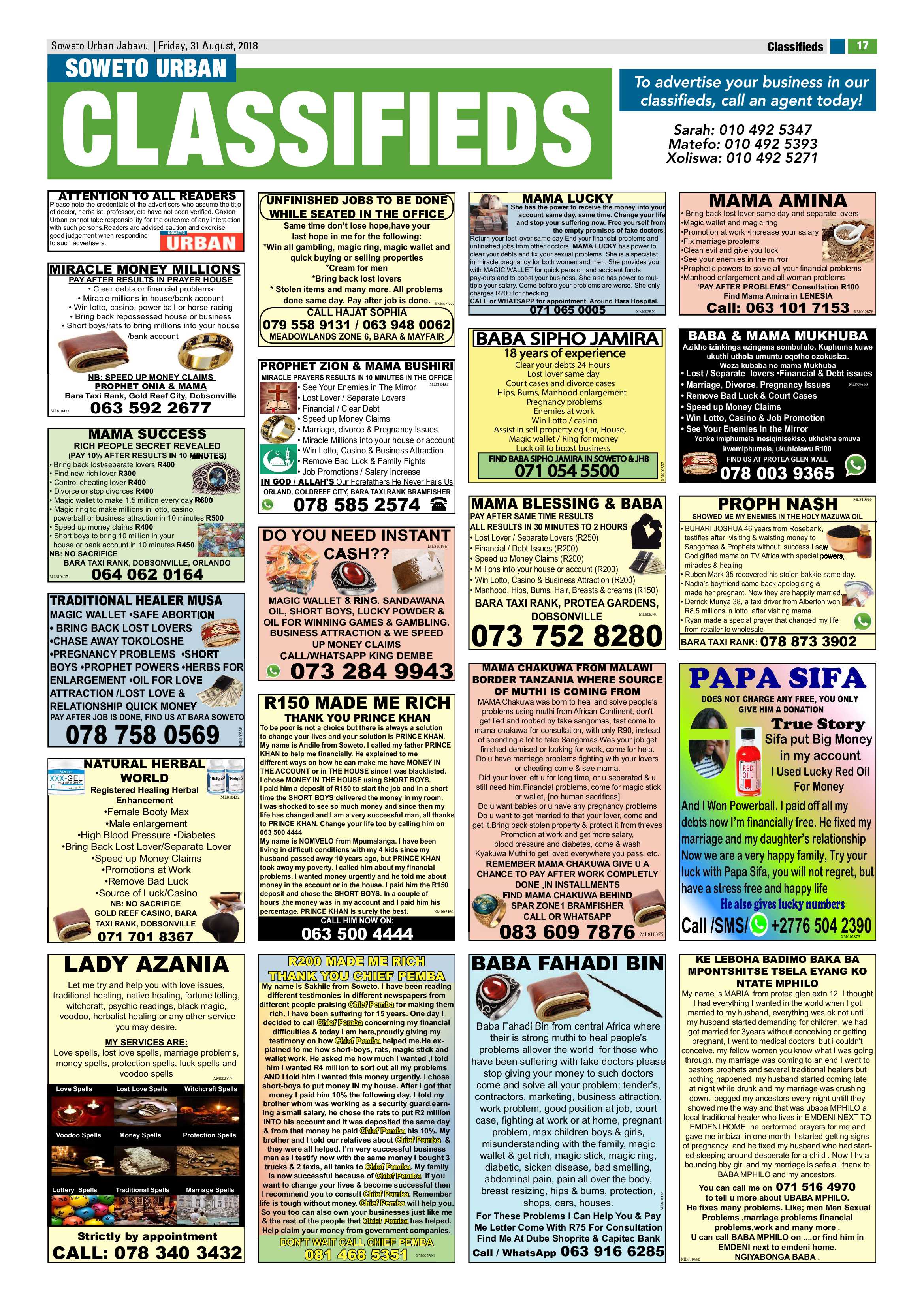 Jabavu – August 31, 2018 issue page 17