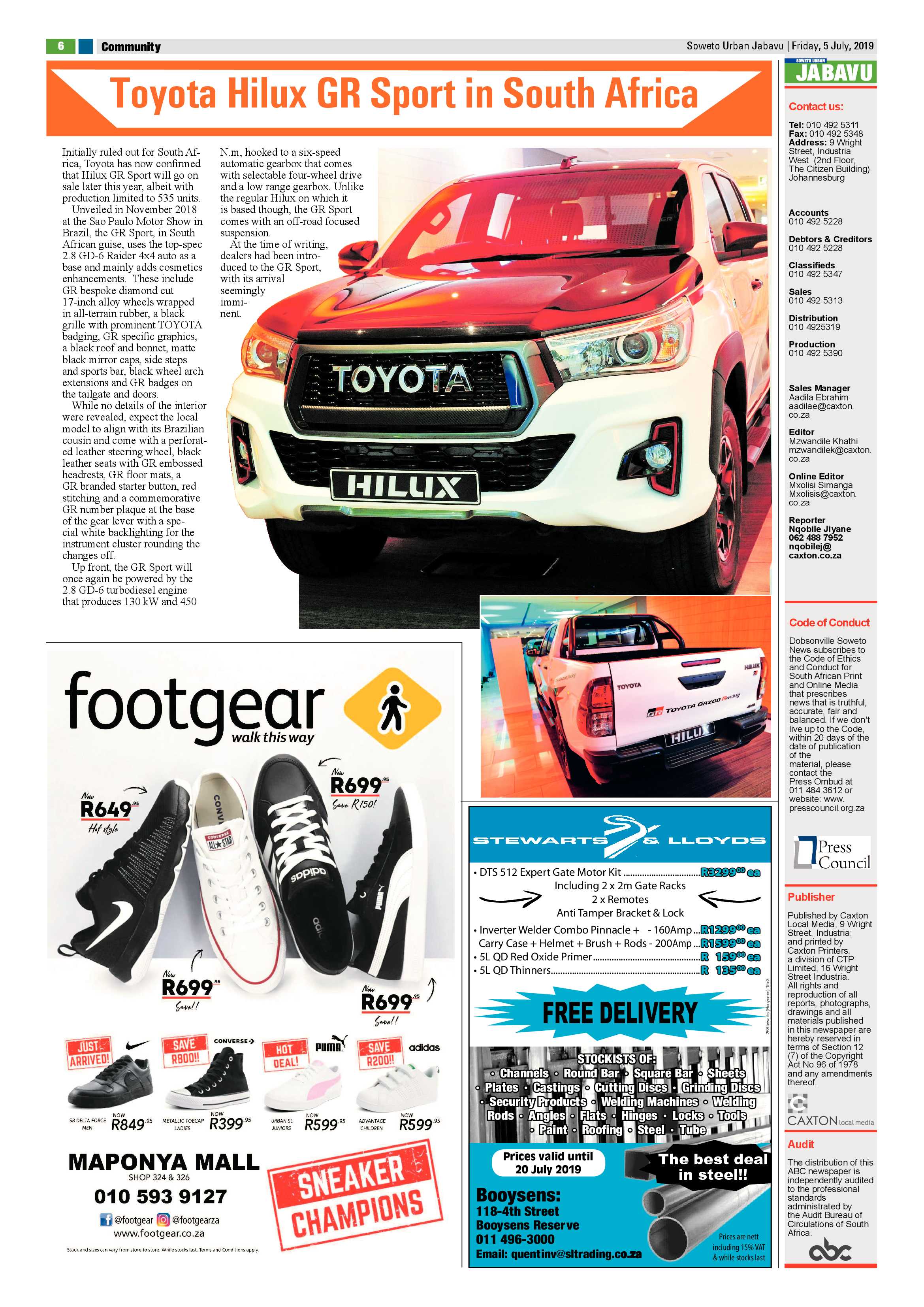 Jabavu News – July 05, 2019 page 6