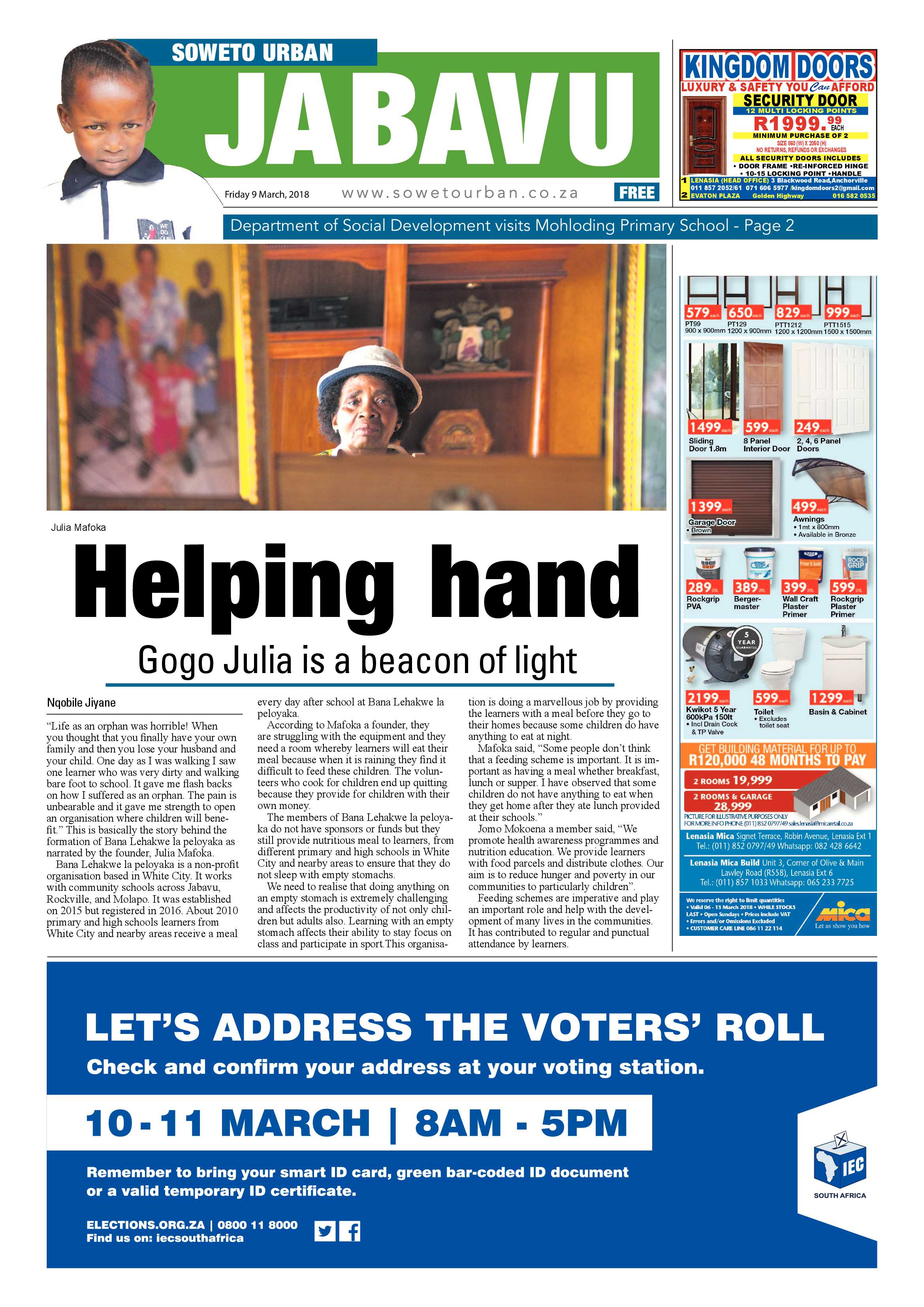 Jabavu – March 09, 2018 issue page 1