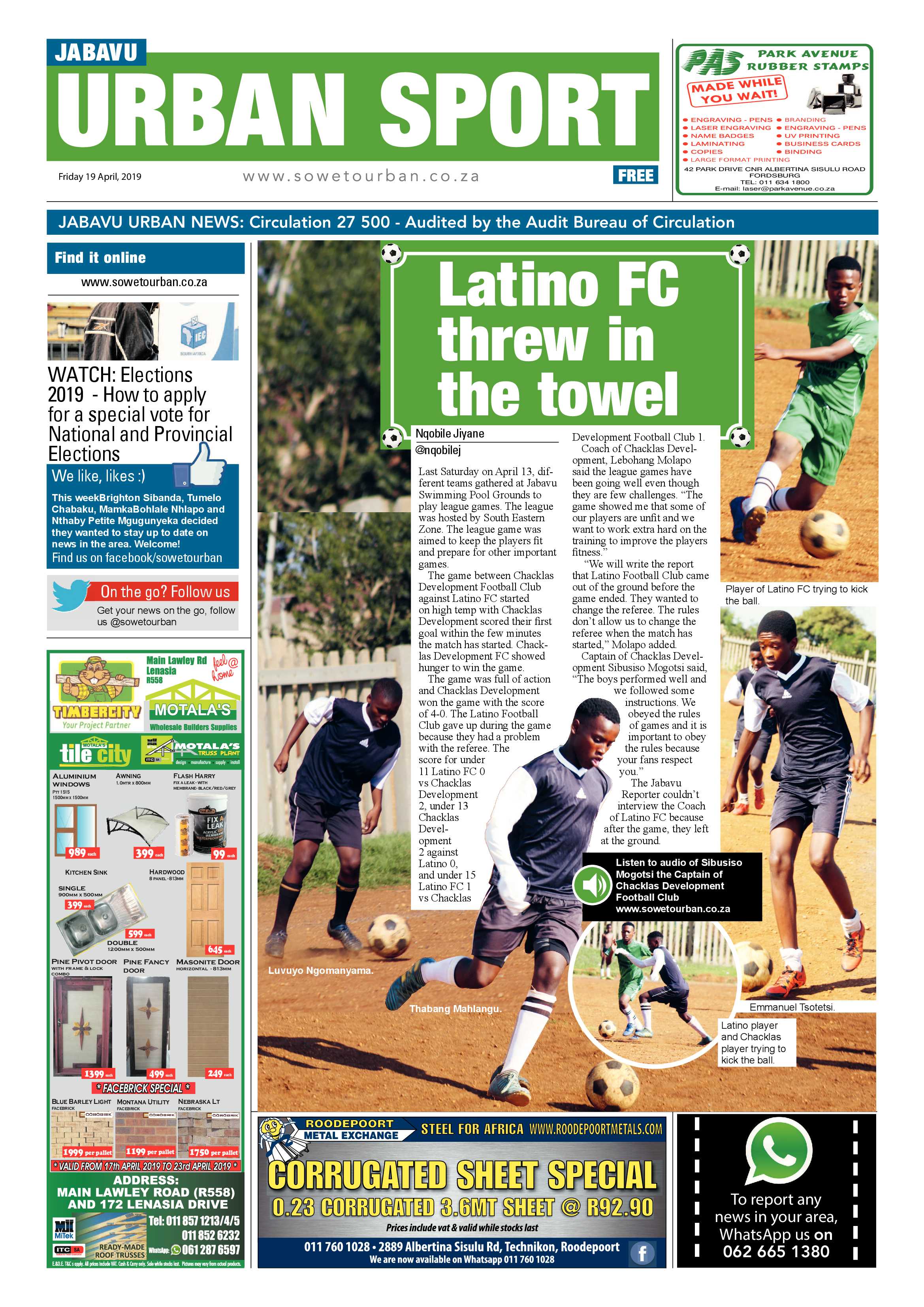 Jabavu News – April 19 , 2019 page 8