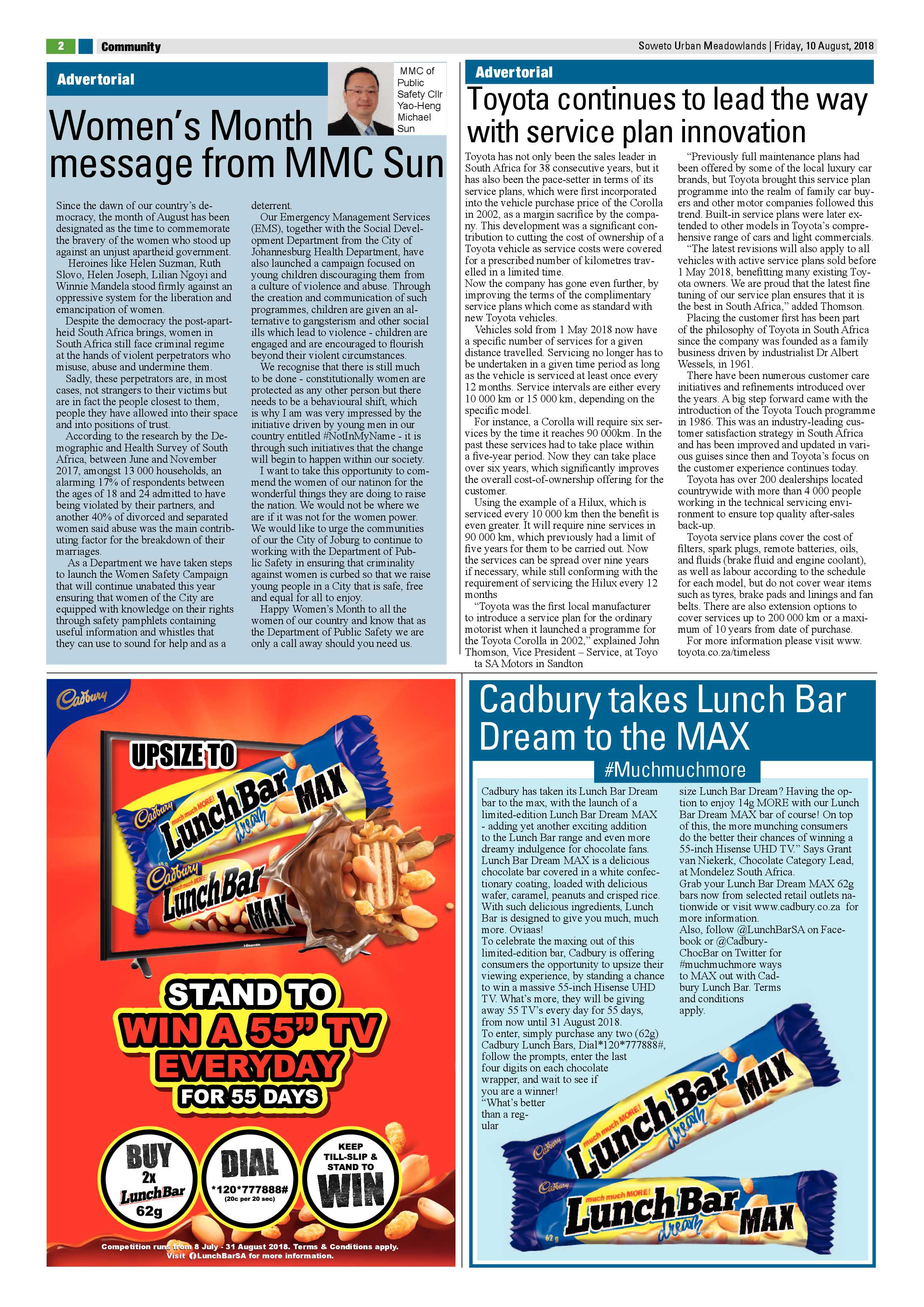 Meadowlands – August 10, 2018 issue page 2
