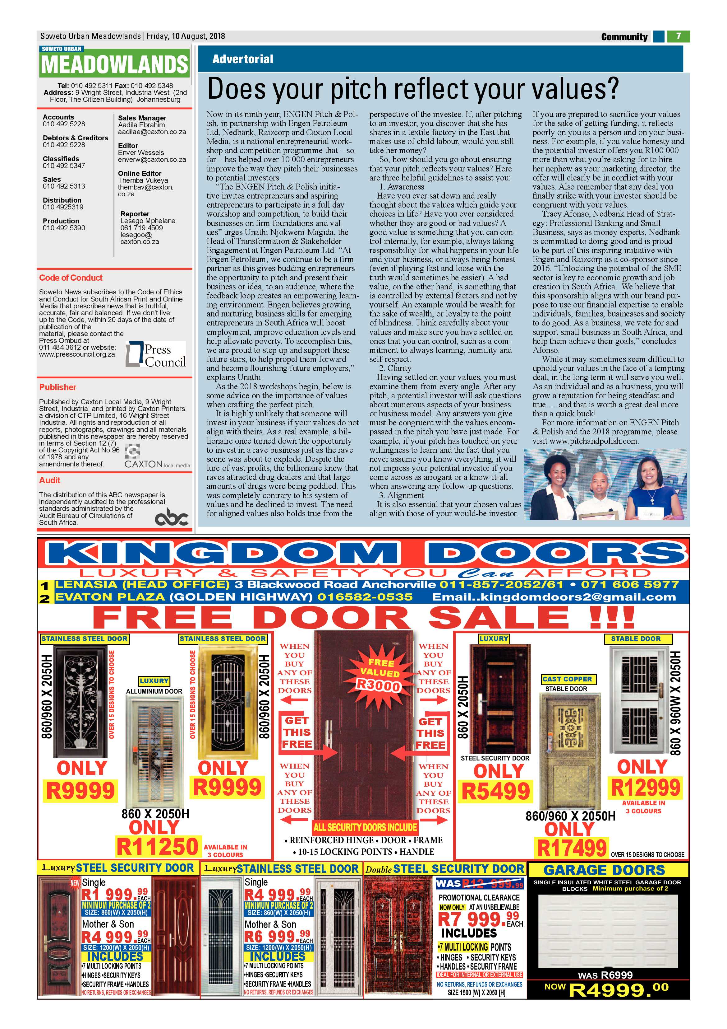 Meadowlands – August 10, 2018 issue page 7
