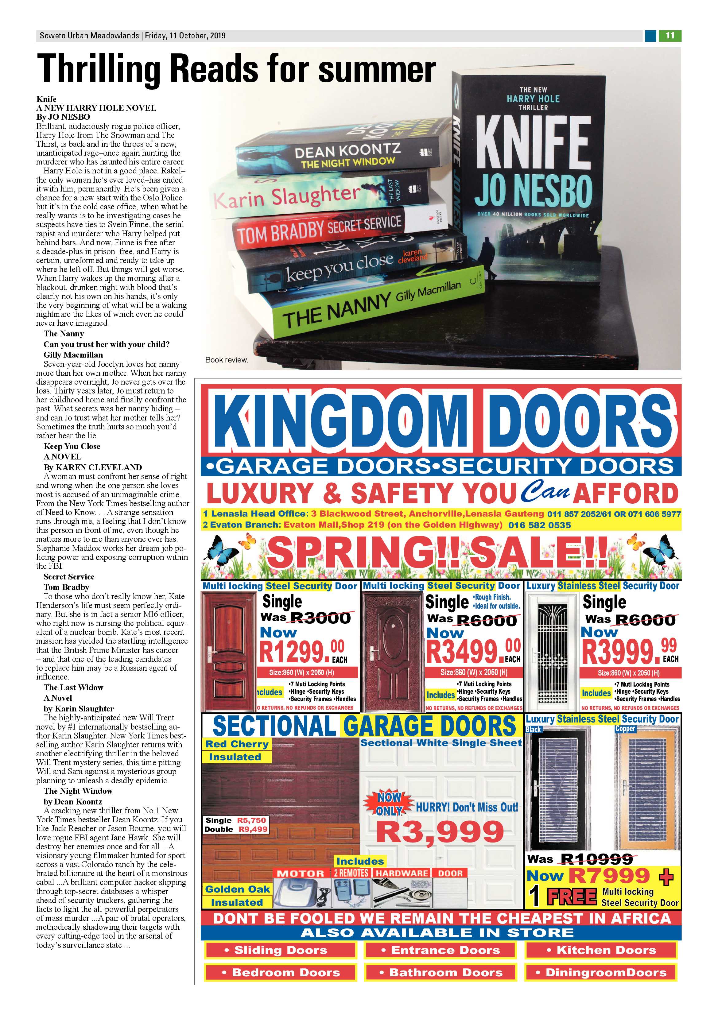 Meadowlands News – October 11, 2019 page 11