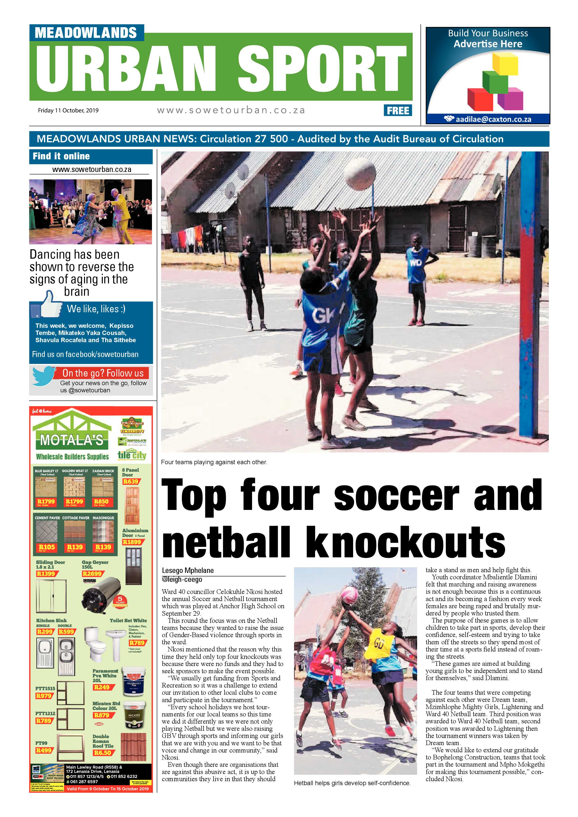 Meadowlands News – October 11, 2019 page 12