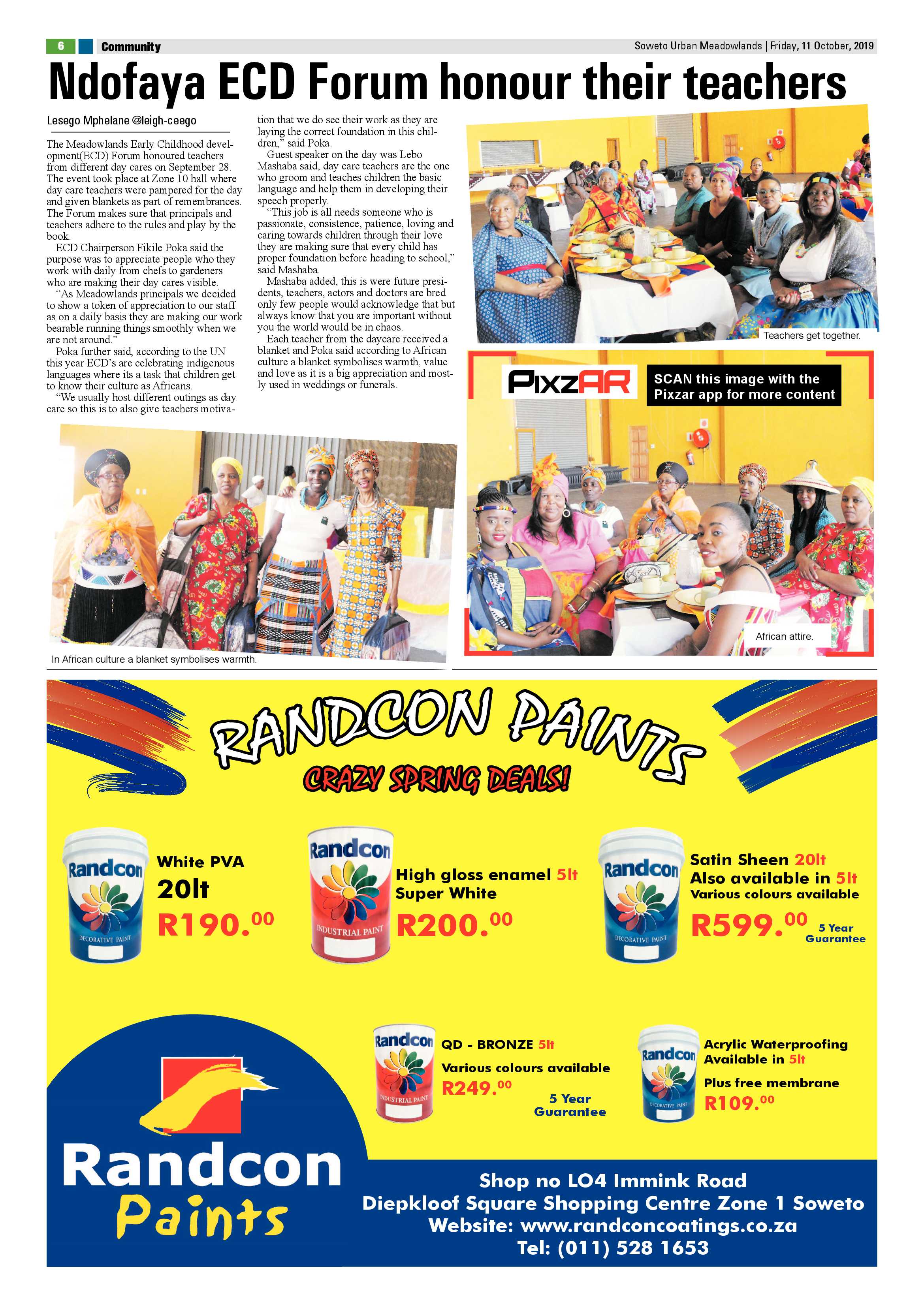 Meadowlands News – October 11, 2019 page 6