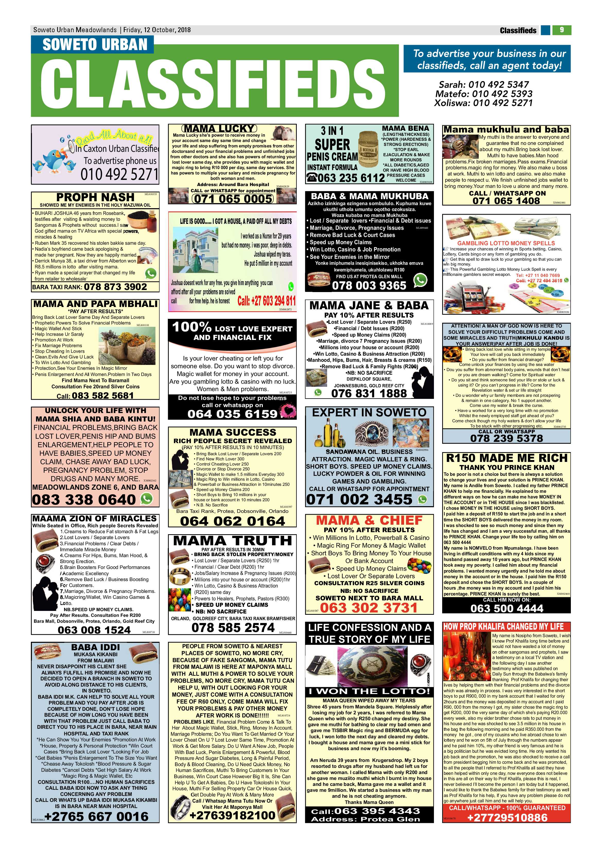 Meadowlands – October 12, 2018 issue page 9