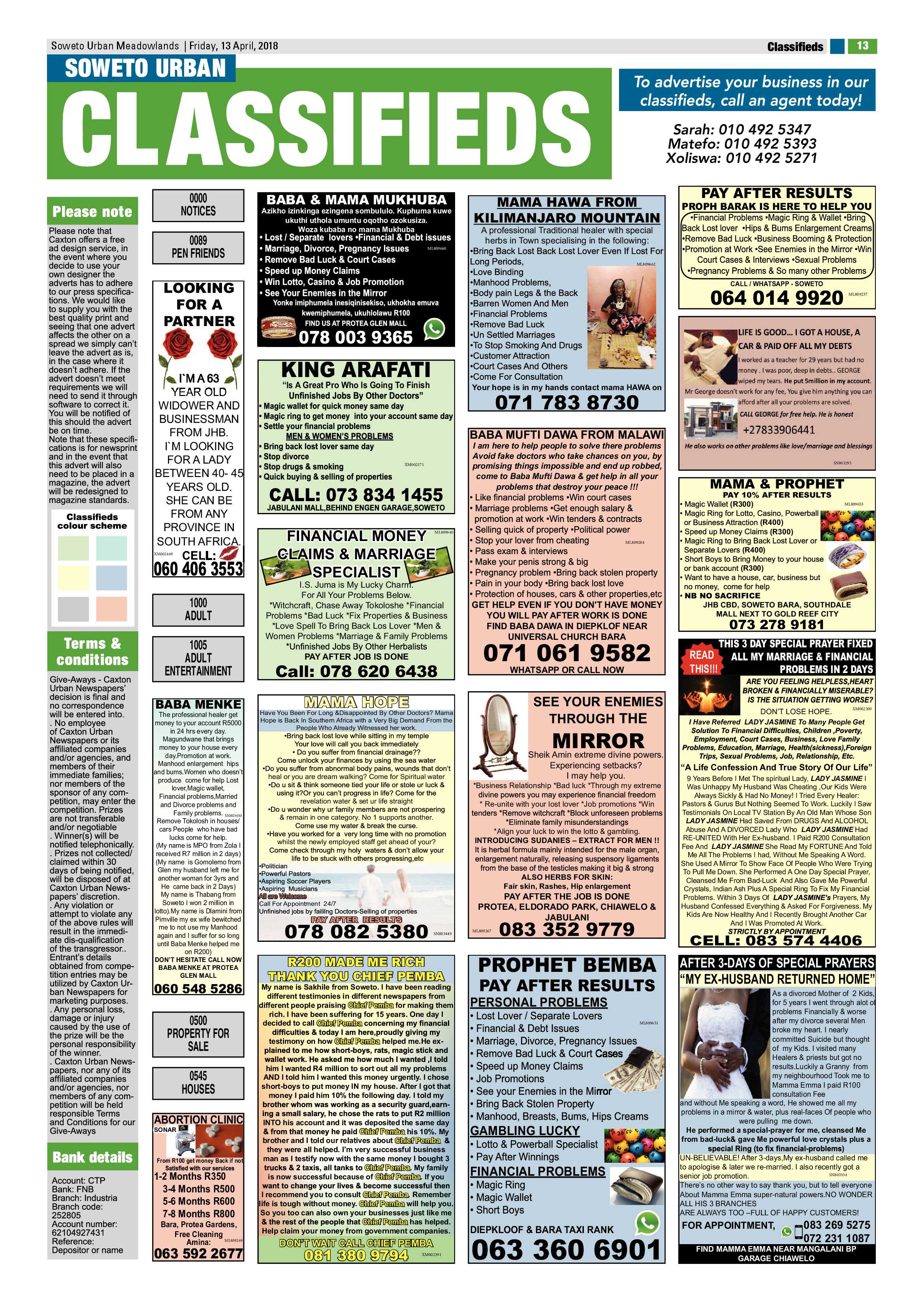 Meadowlands – April 13, 2018 issue page 13