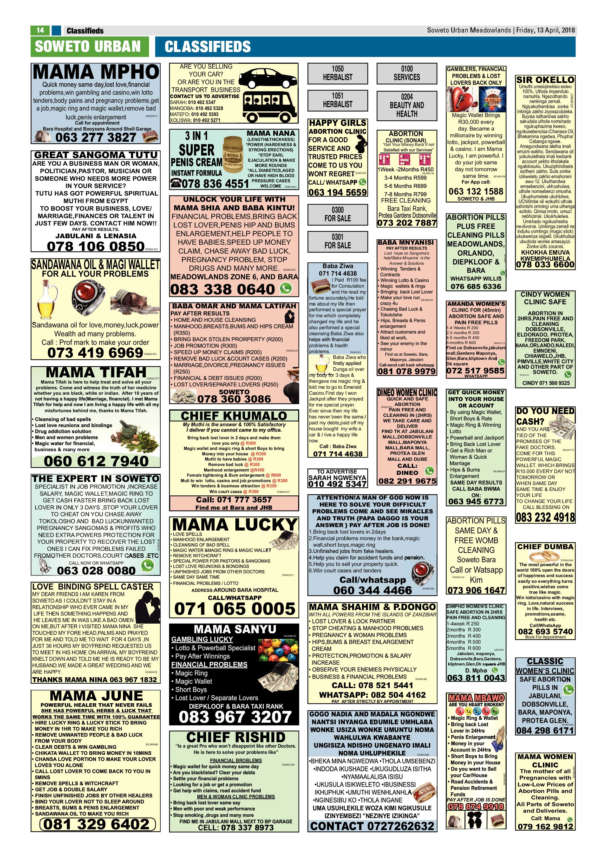 Meadowlands – April 13, 2018 issue page 14