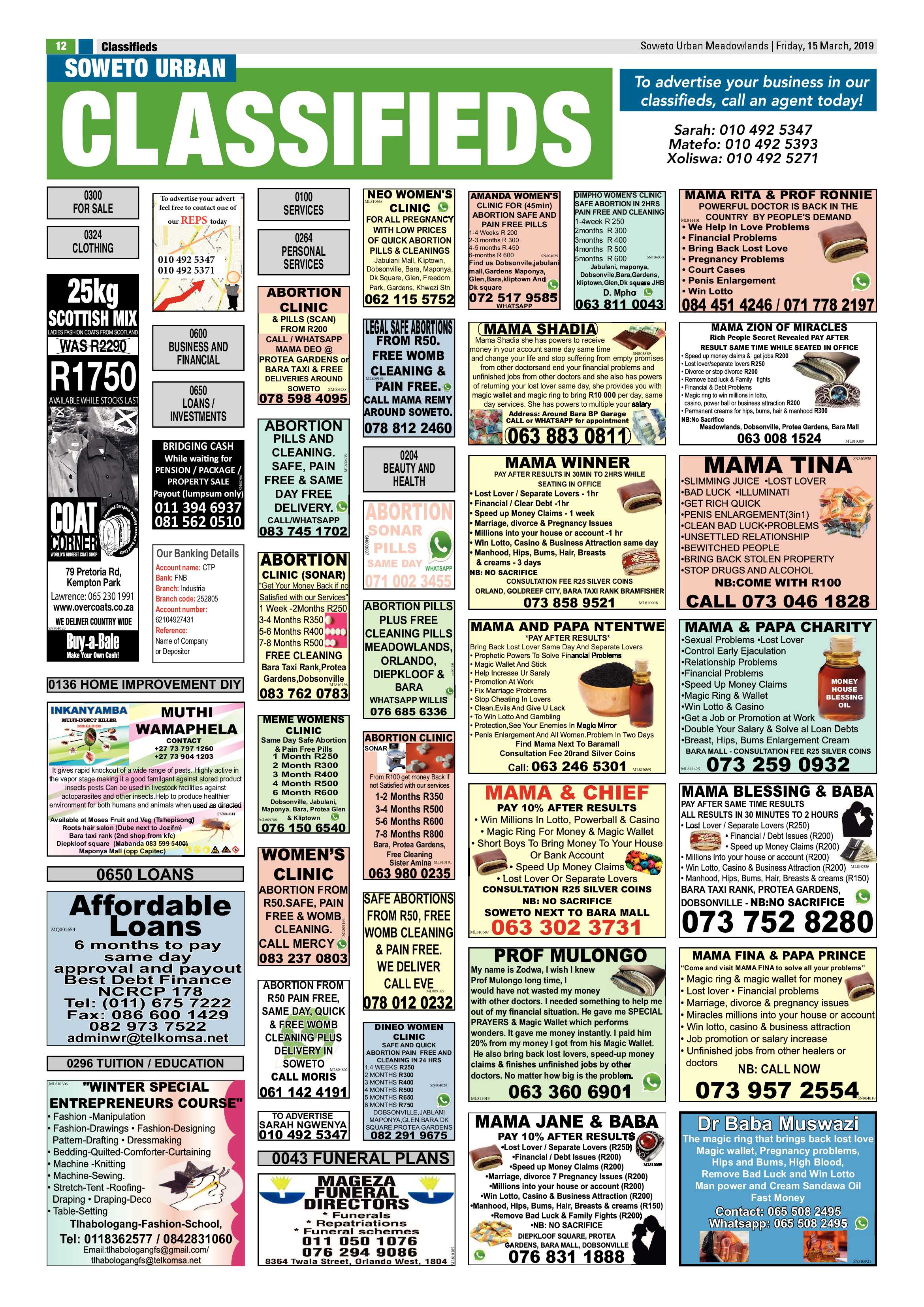 Meadowlands News – March 16 , 2019 page 12