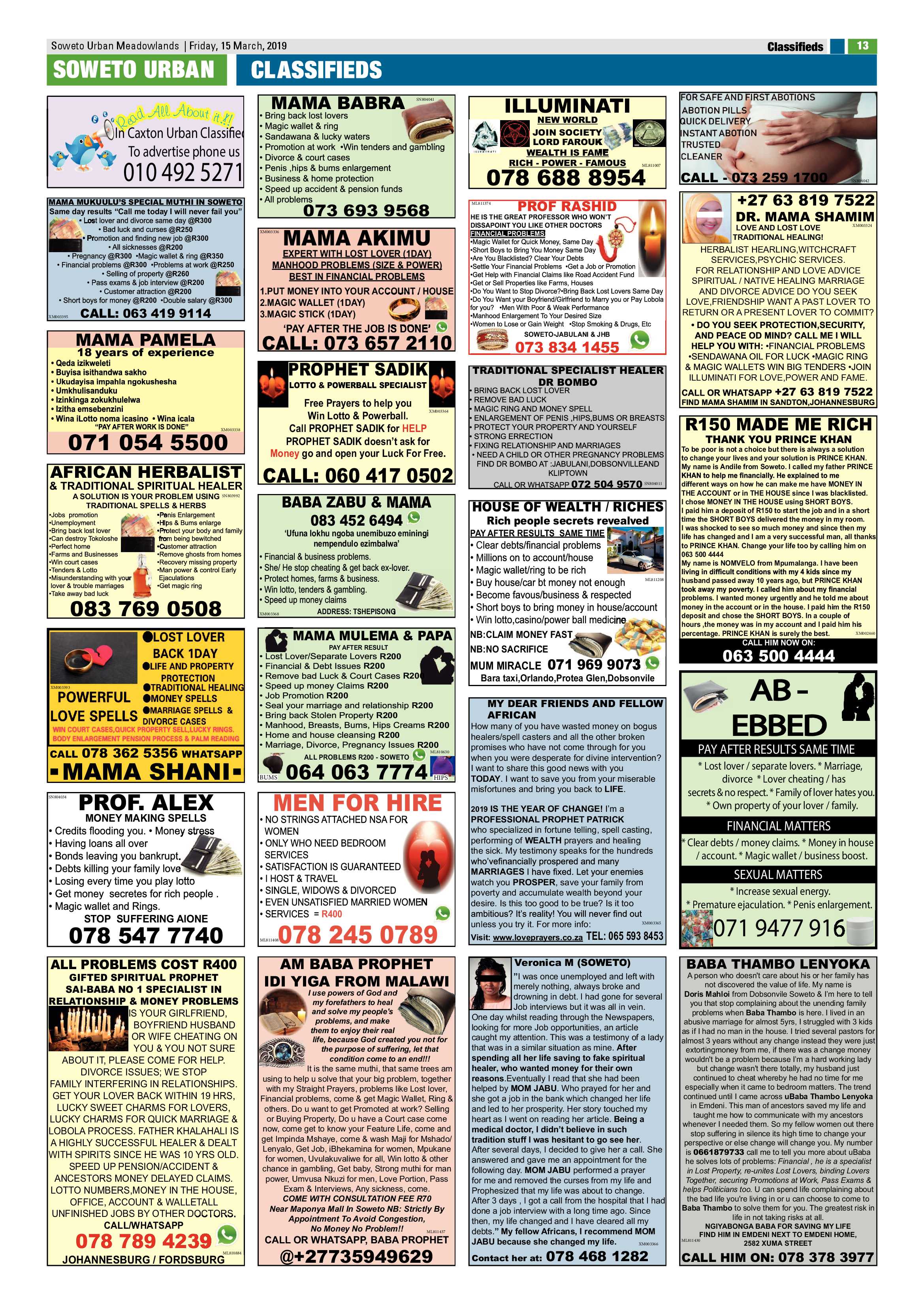 Meadowlands News – March 16 , 2019 page 13