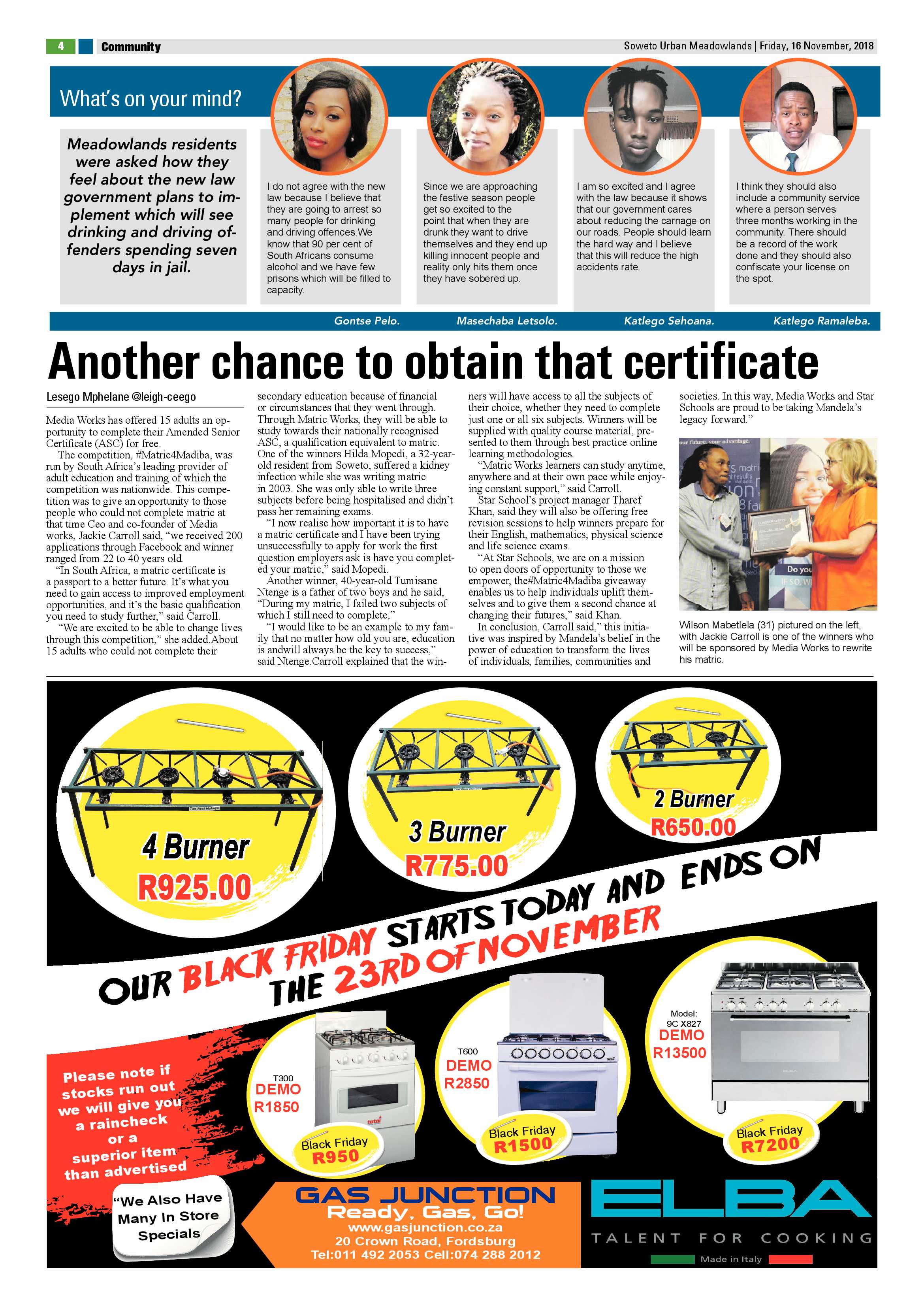 Meadowlands – November 16, 2018 issue page 4