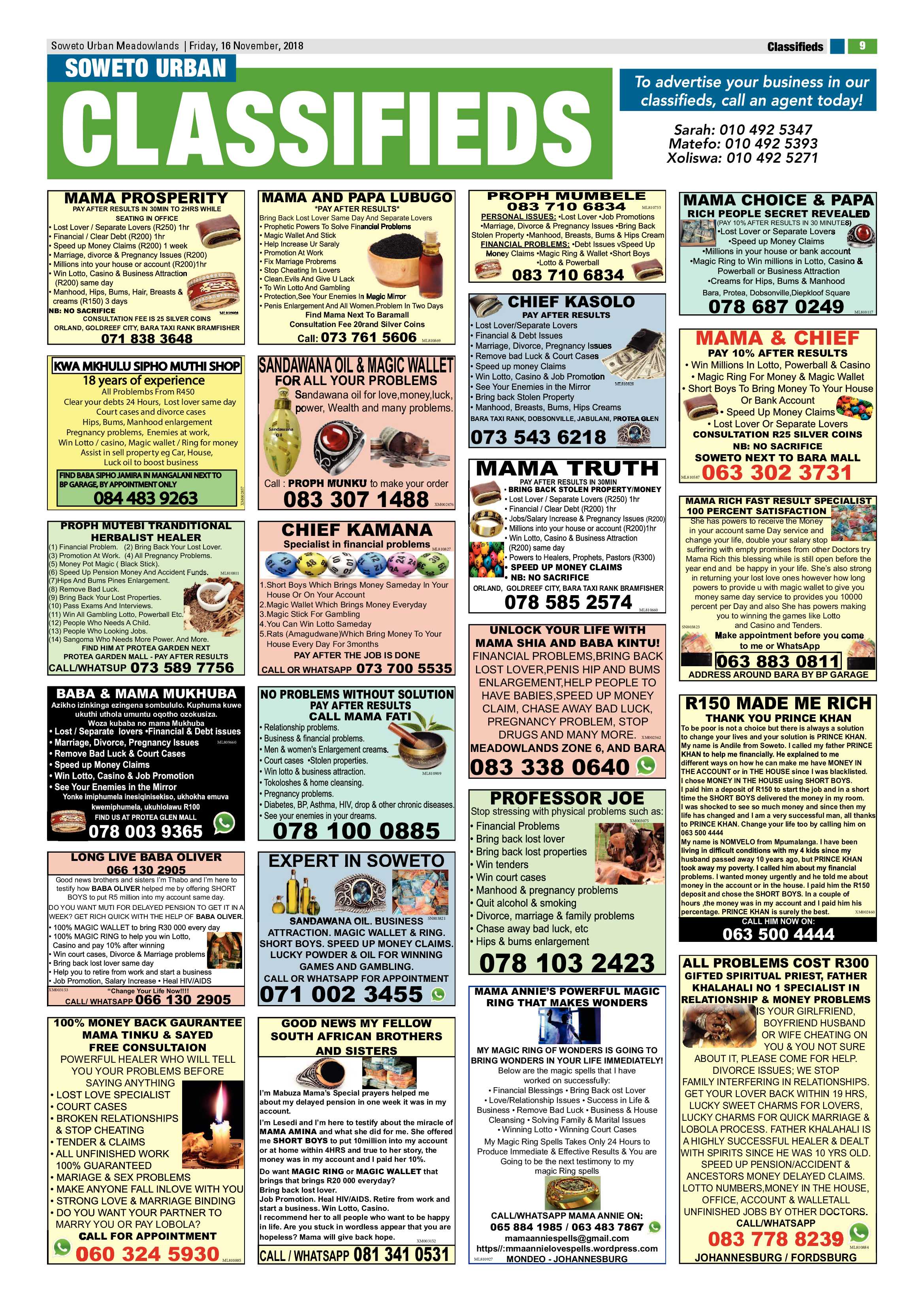 Meadowlands – November 16, 2018 issue page 9