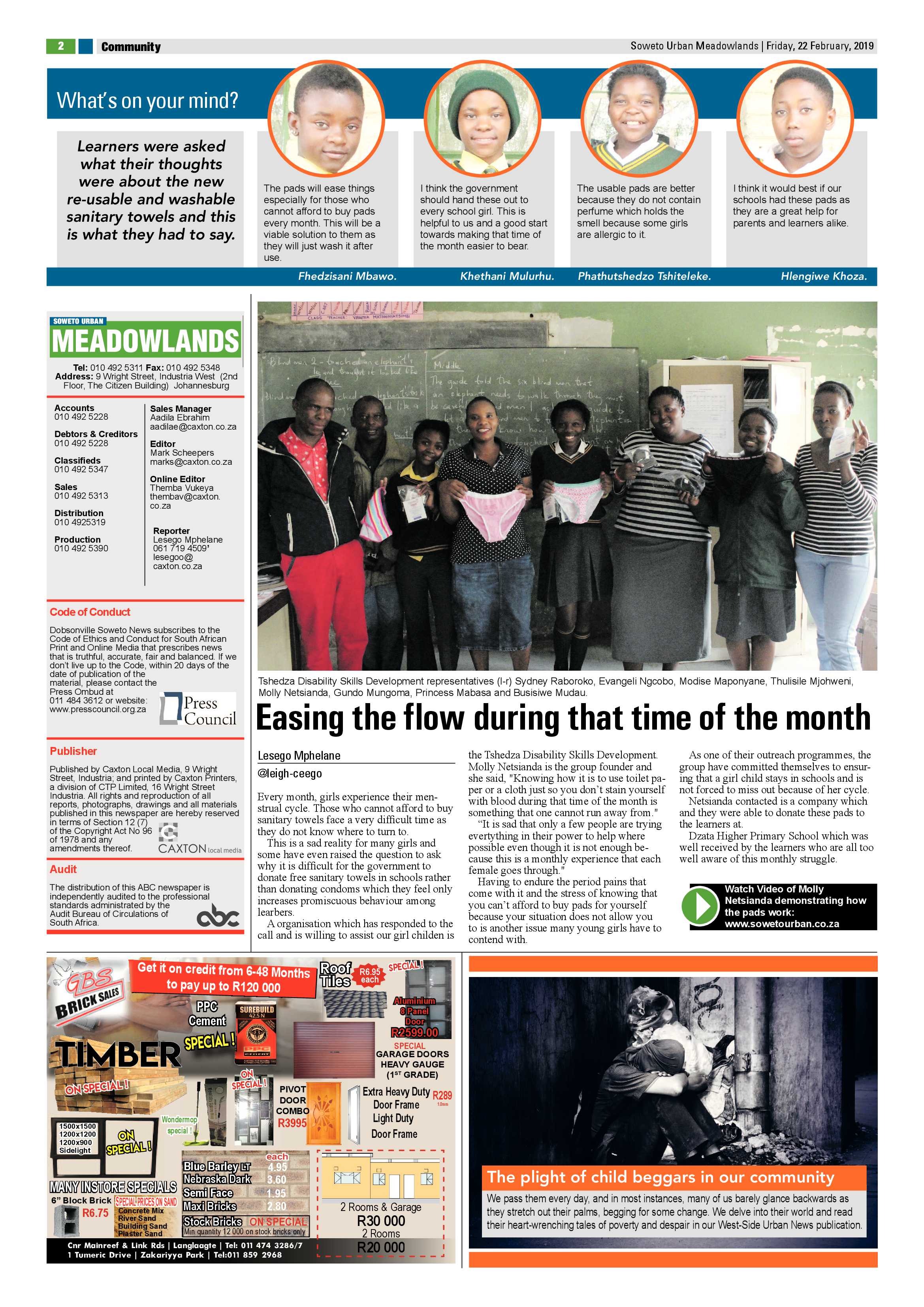Meadowlands News – February 22, 2019 page 2