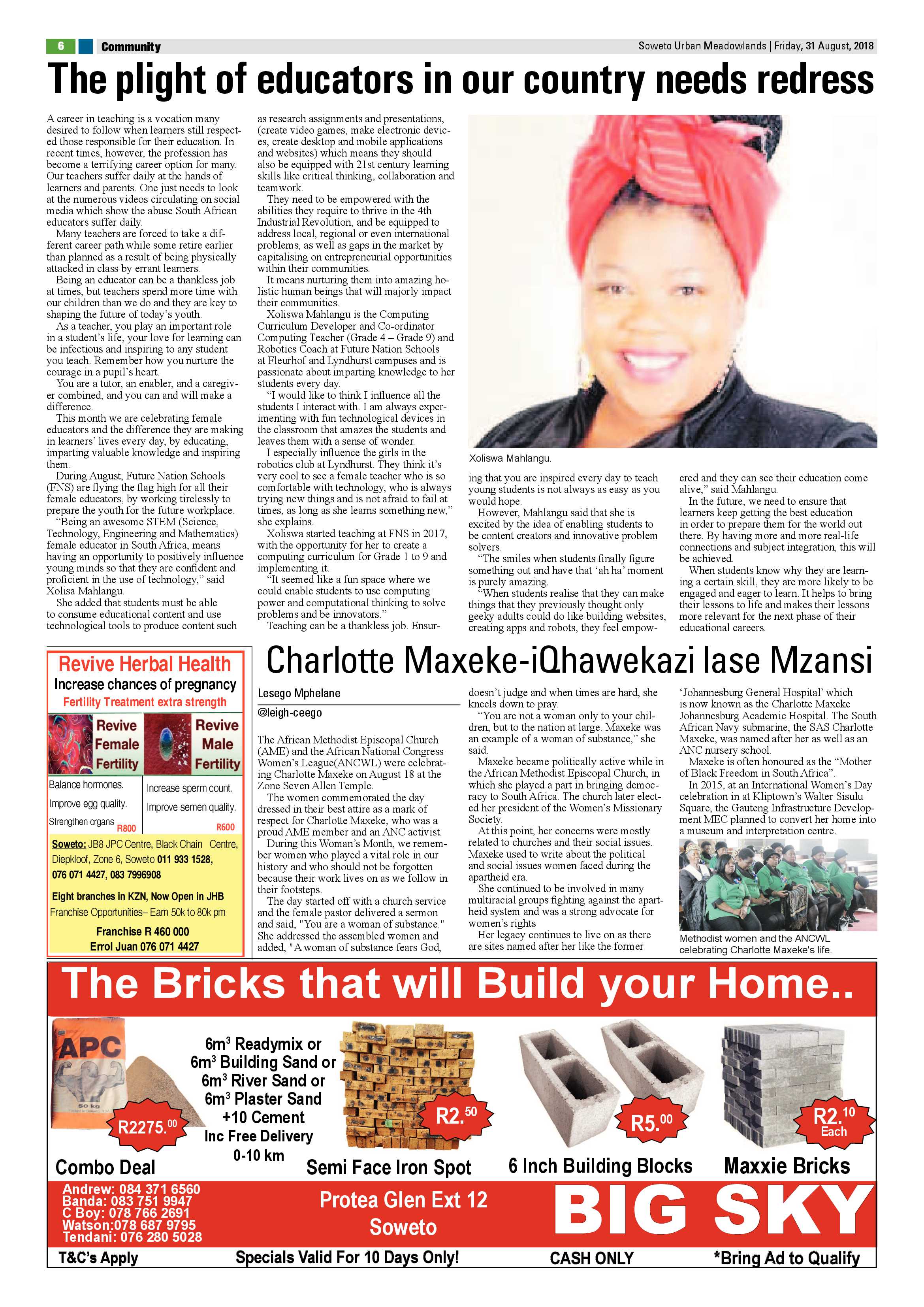 Meadowlands – August 31, 2018 issue page 6