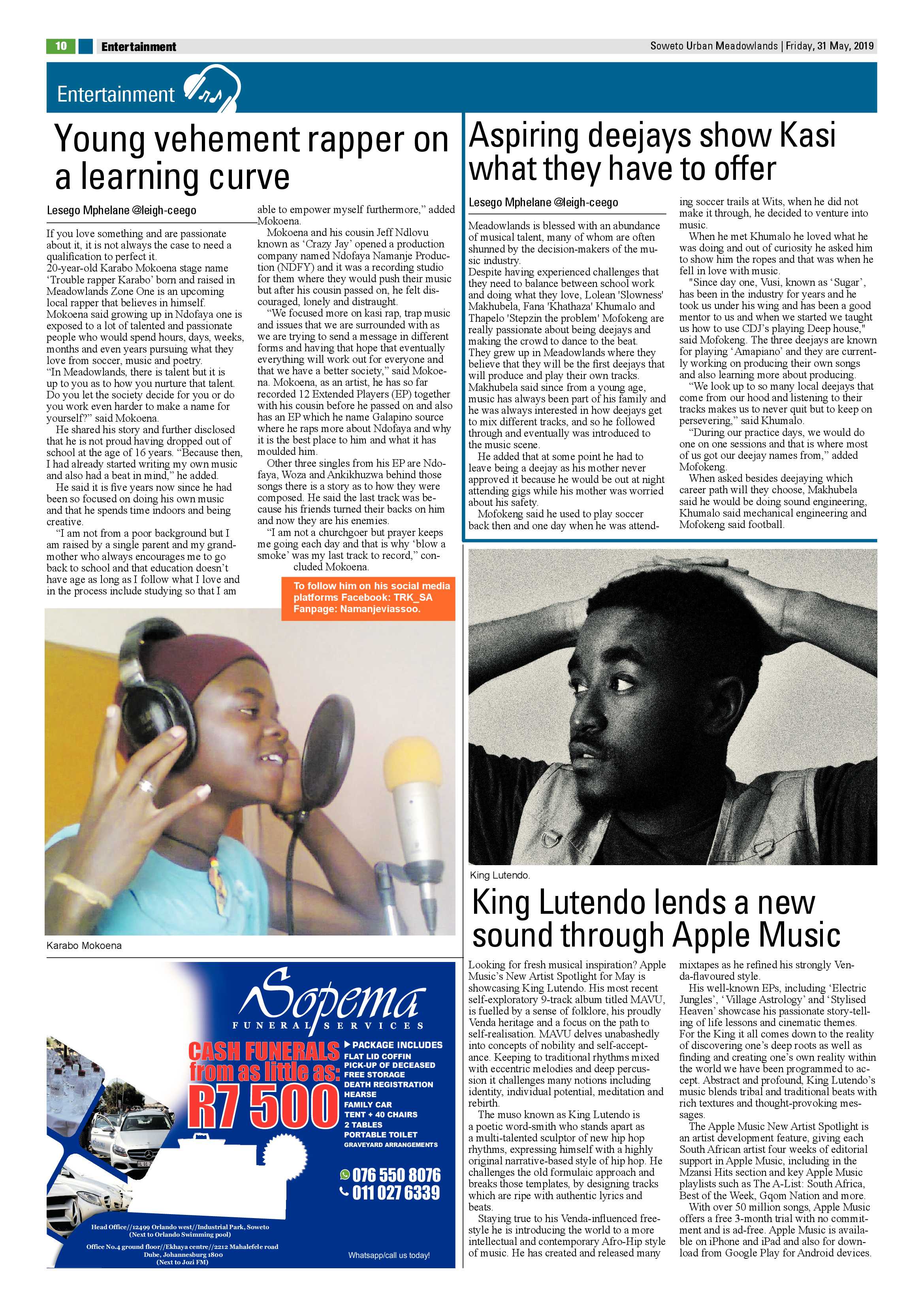 Meadowlands News – May 31, 2019 page 10