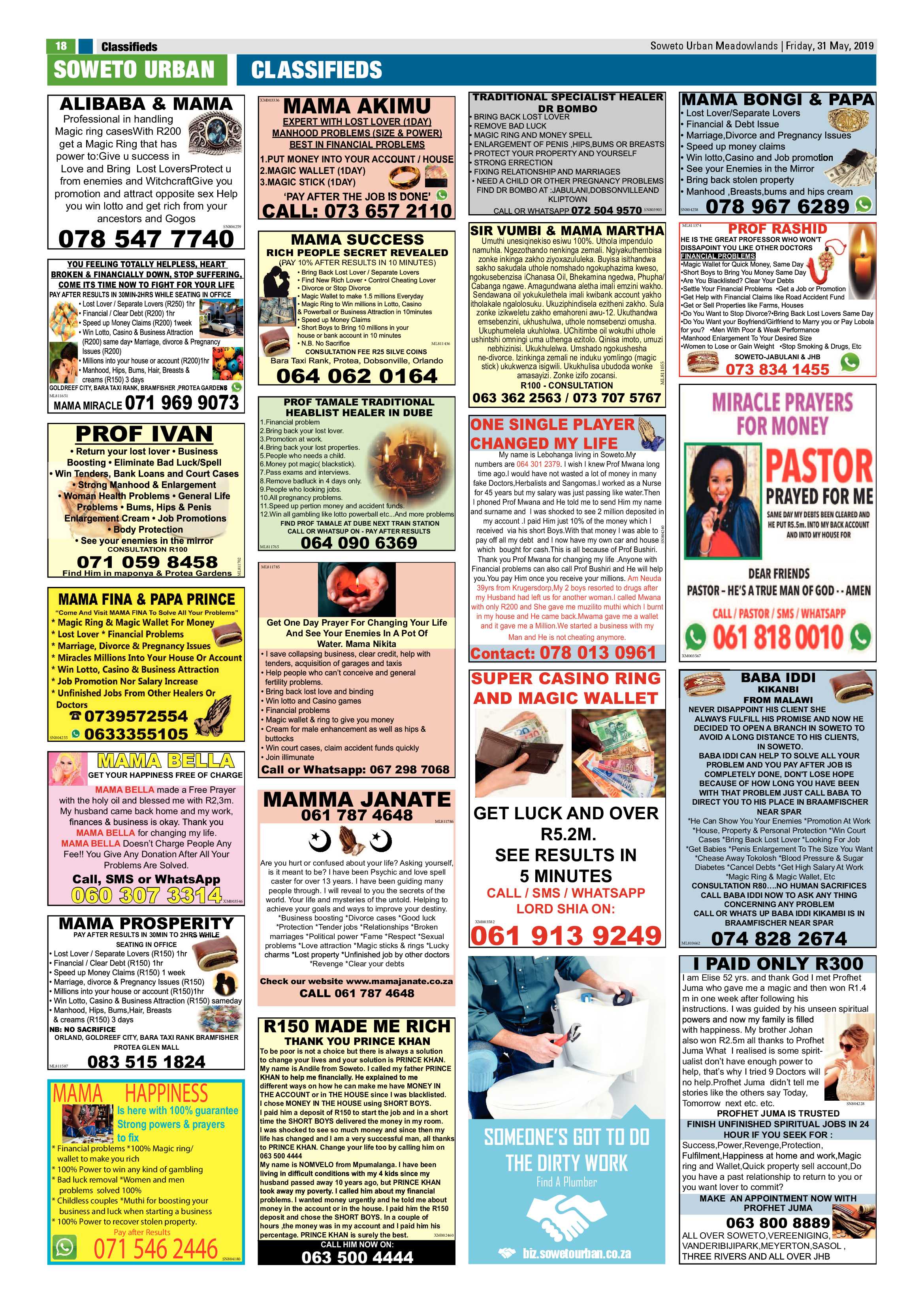 Meadowlands News – May 31, 2019 page 18