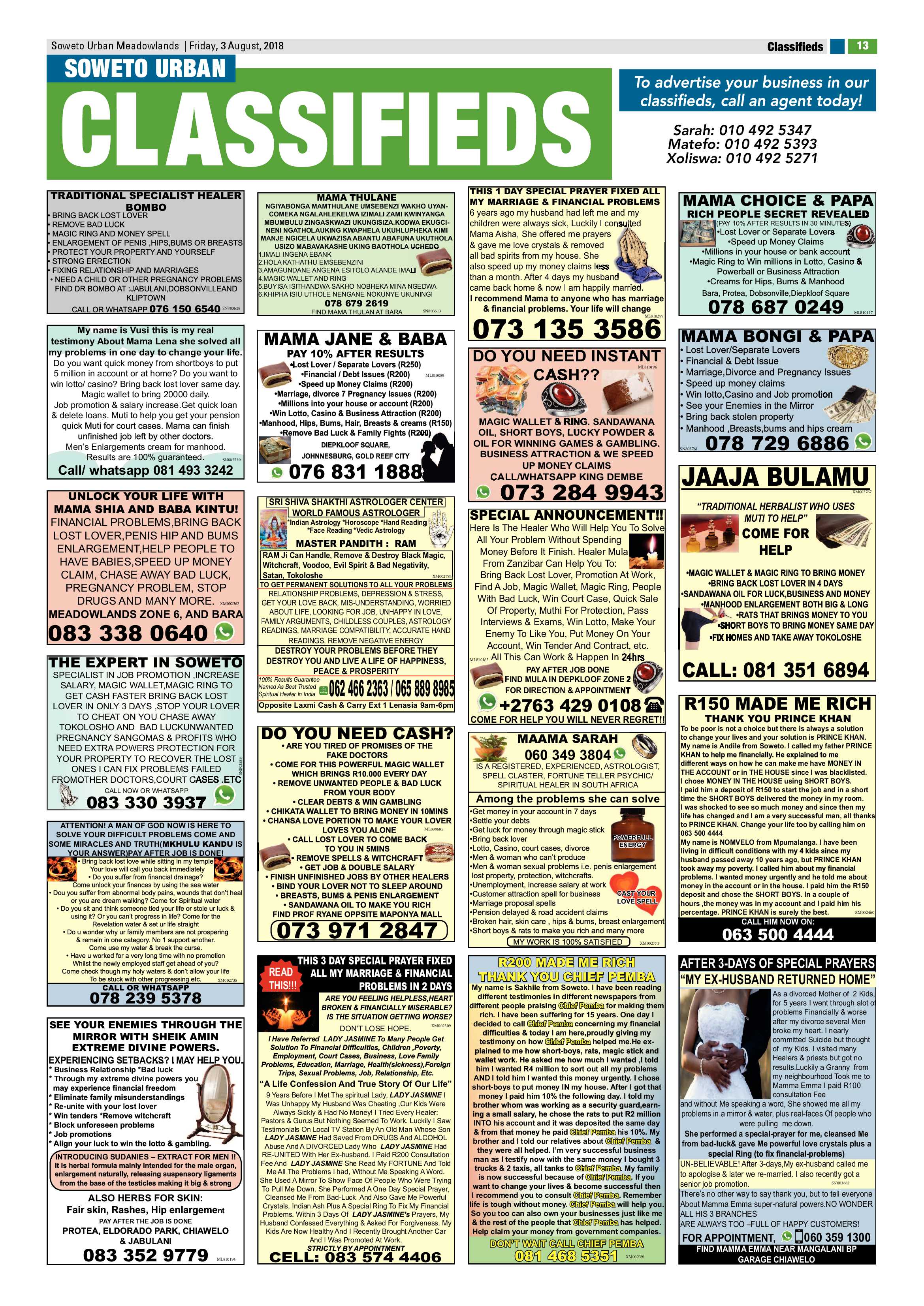 Meadowlands – August 03, 2018 issue page 13
