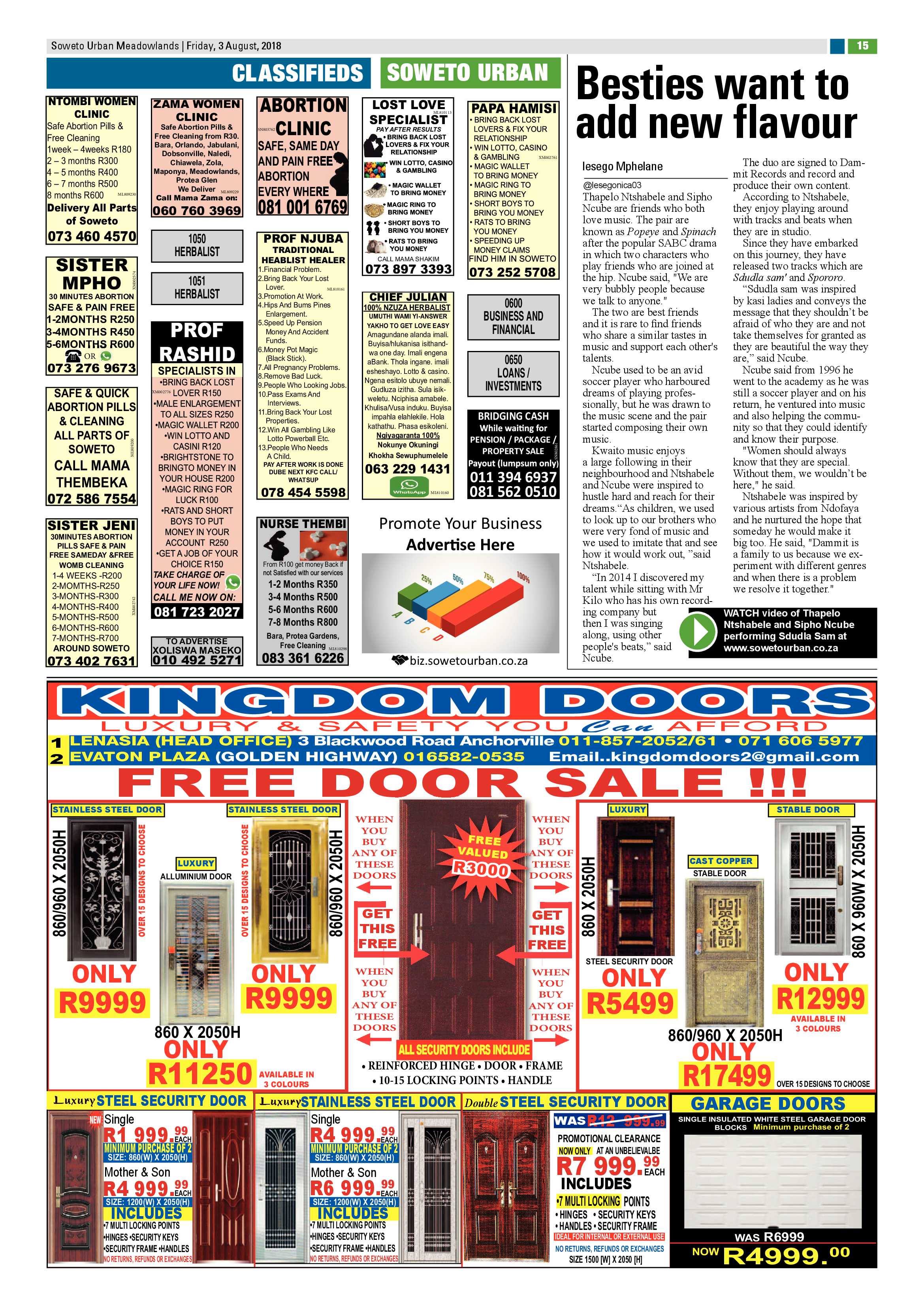 Meadowlands – August 03, 2018 issue page 15