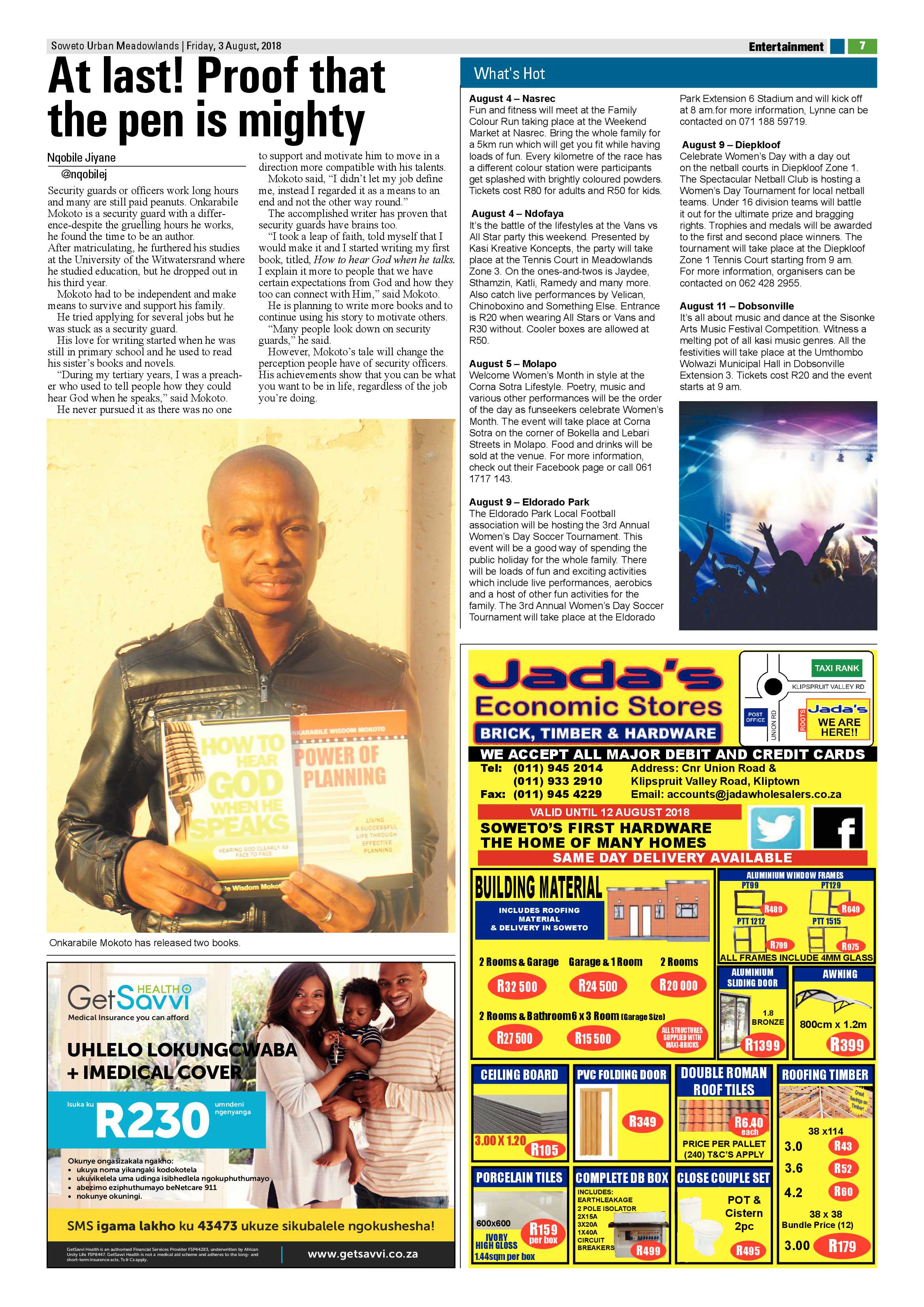Meadowlands – August 03, 2018 issue page 7