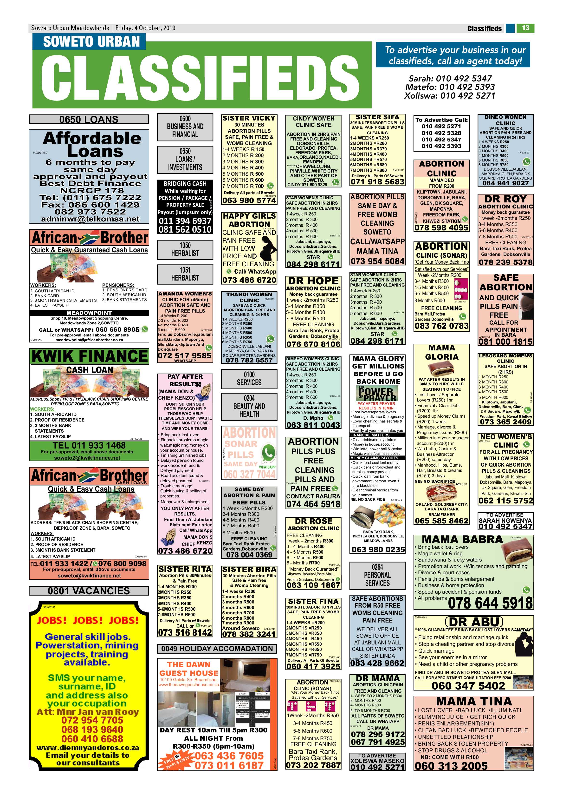 Meadowlands News – October 4, 2019 page 13