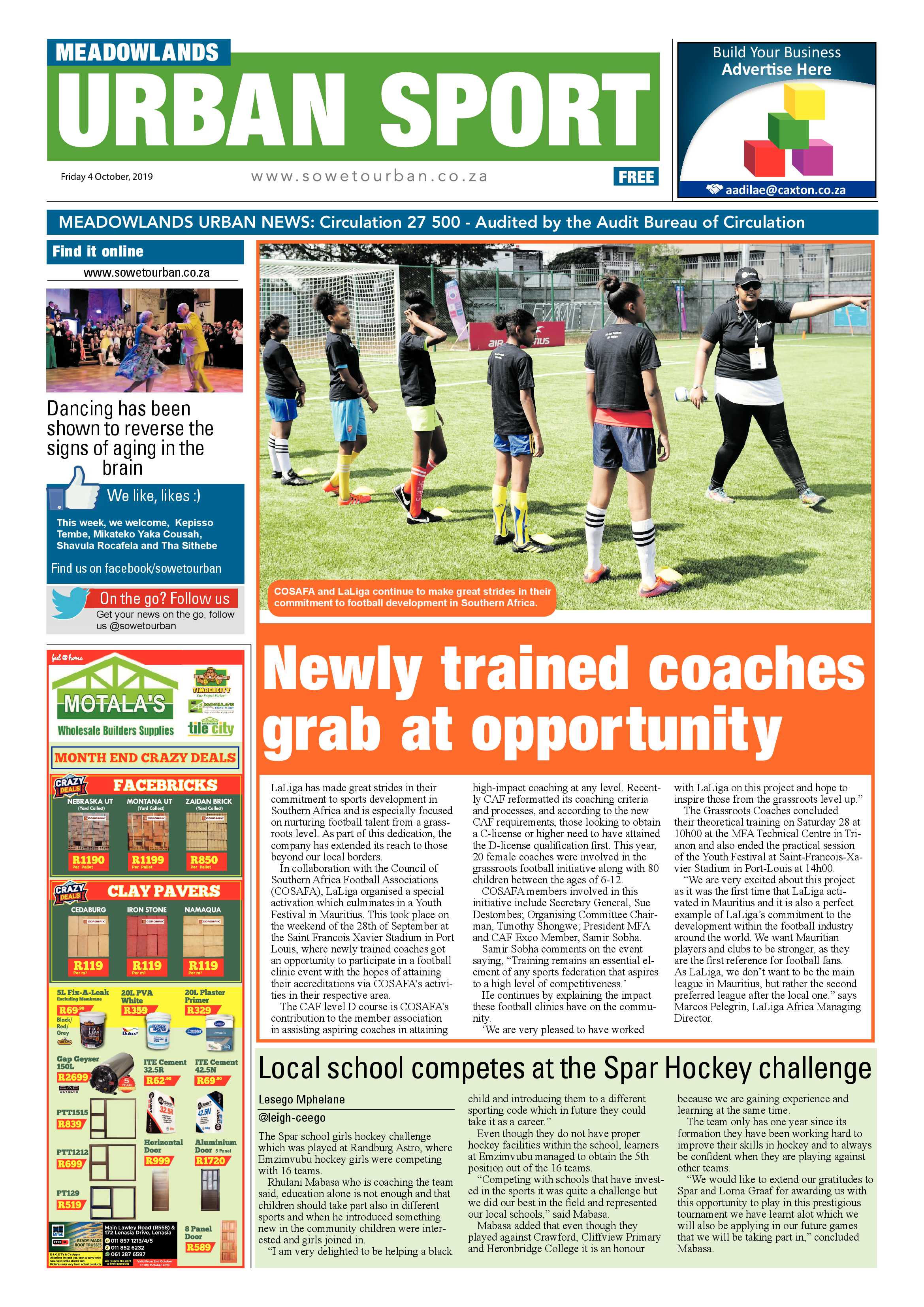 Meadowlands News – October 4, 2019 page 16