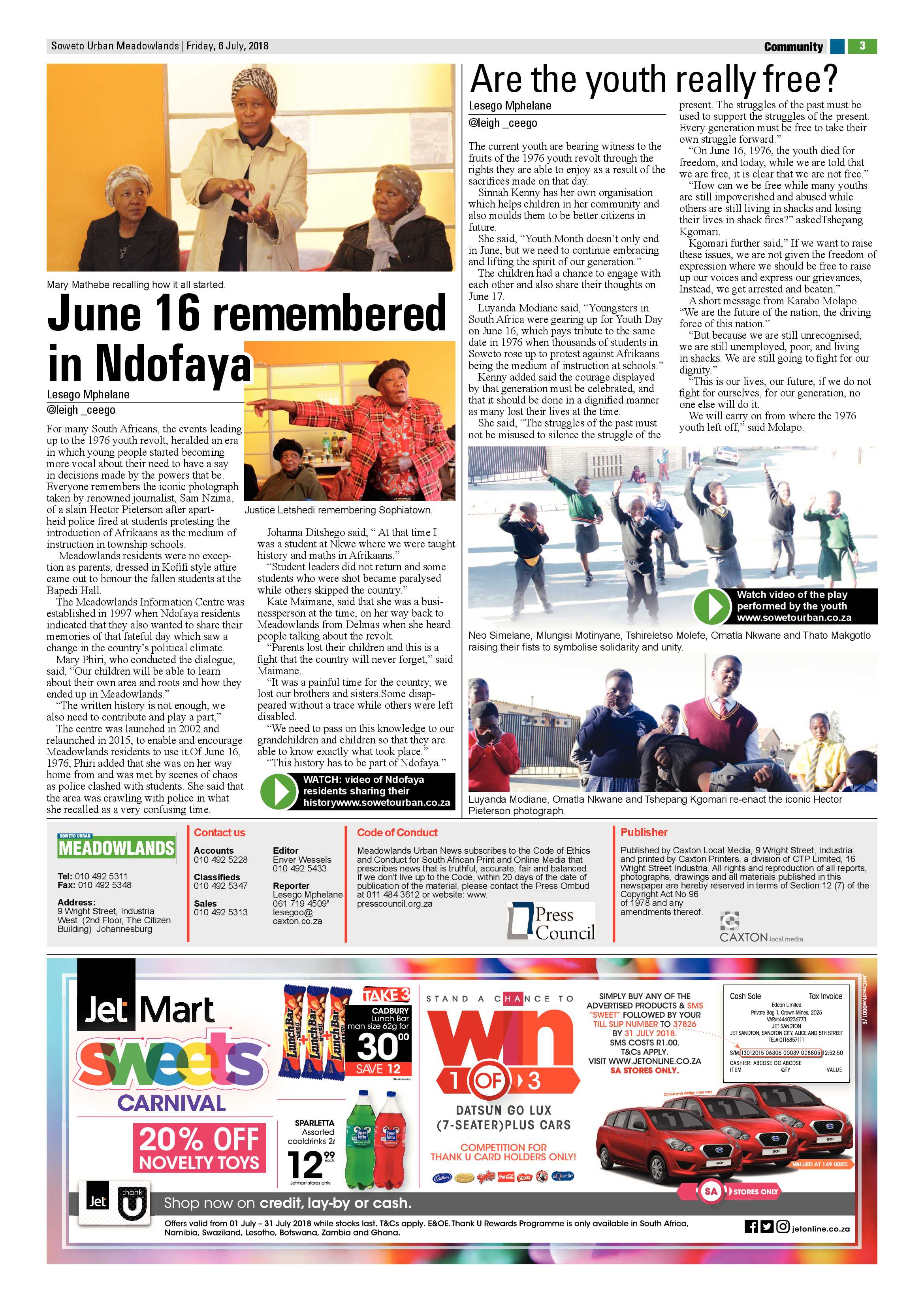 Meadowlands – July 6, 2018 issue page 3