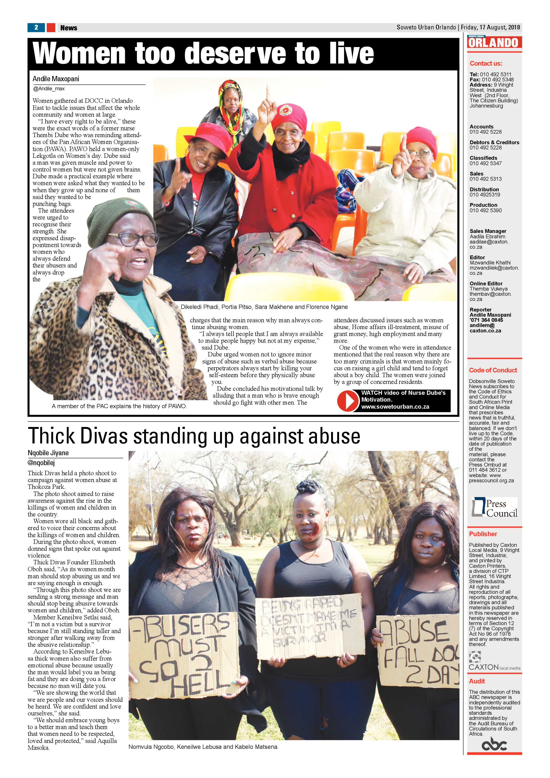 Orlando – August 17, 2018 issue page 2