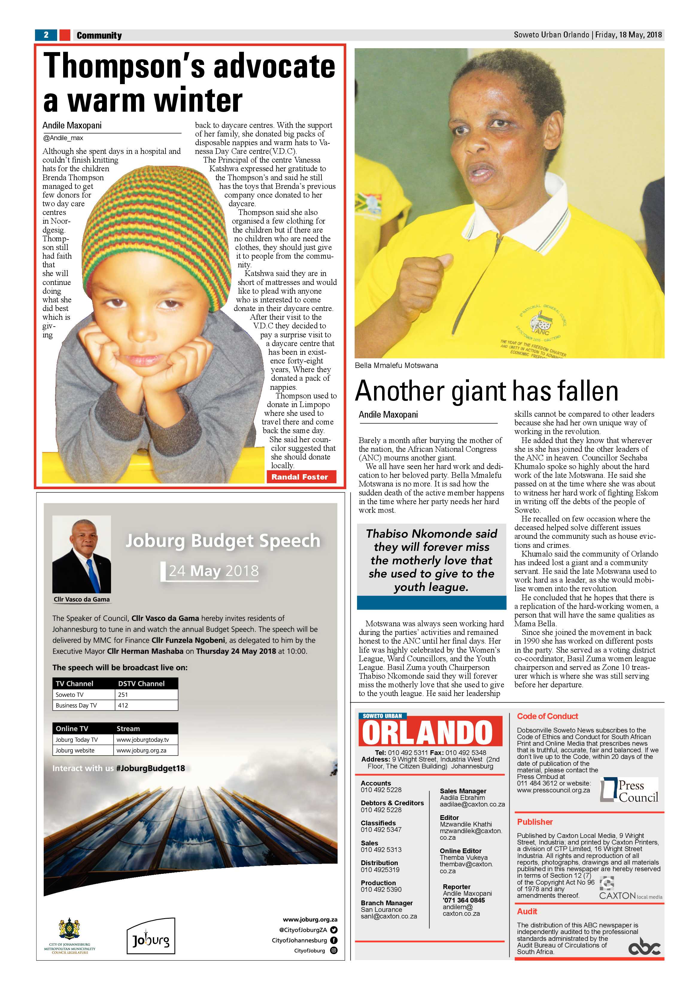Orlando – May 18, 2018 issue page 2