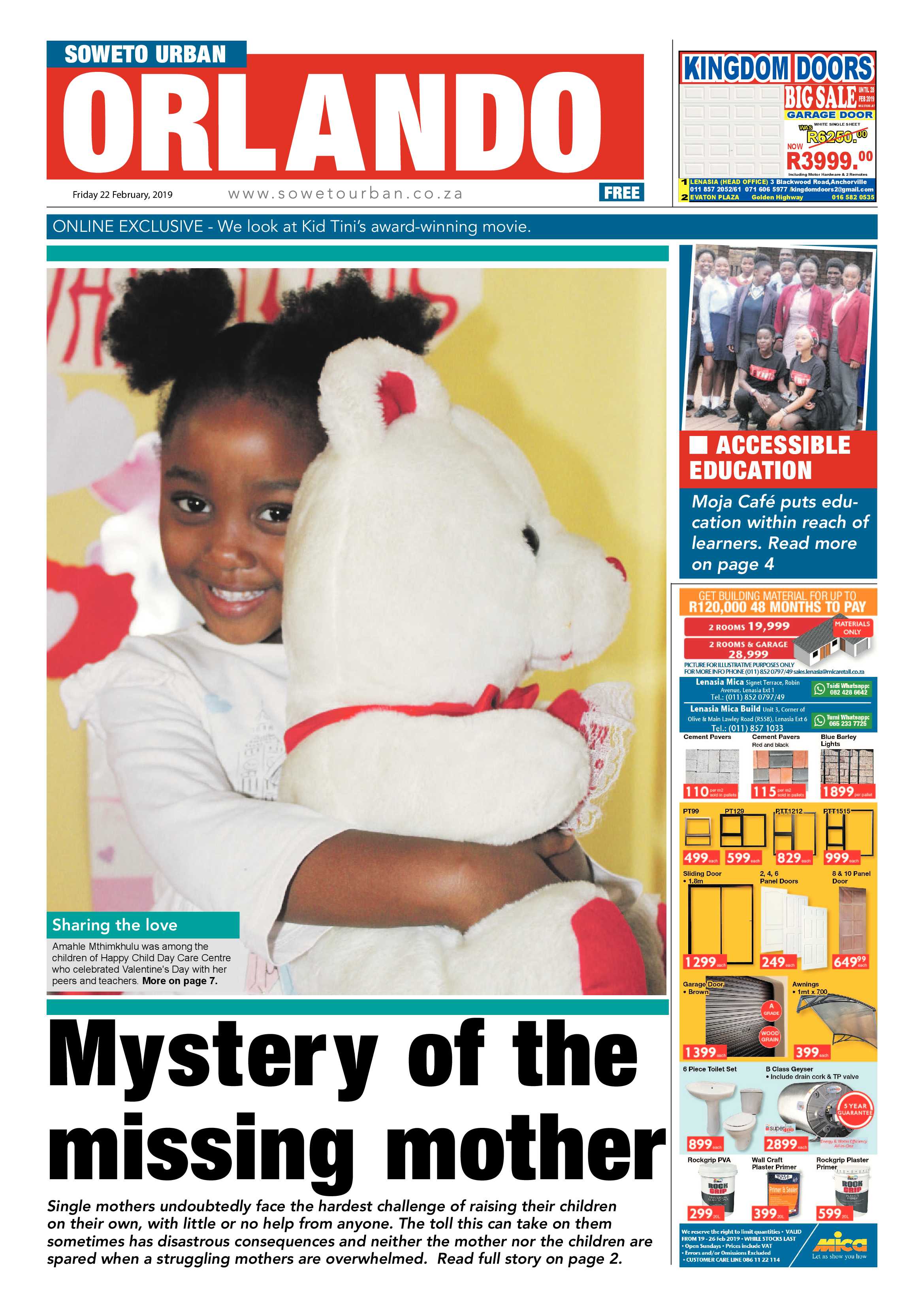Orlando News – February 22, 2019 page 1