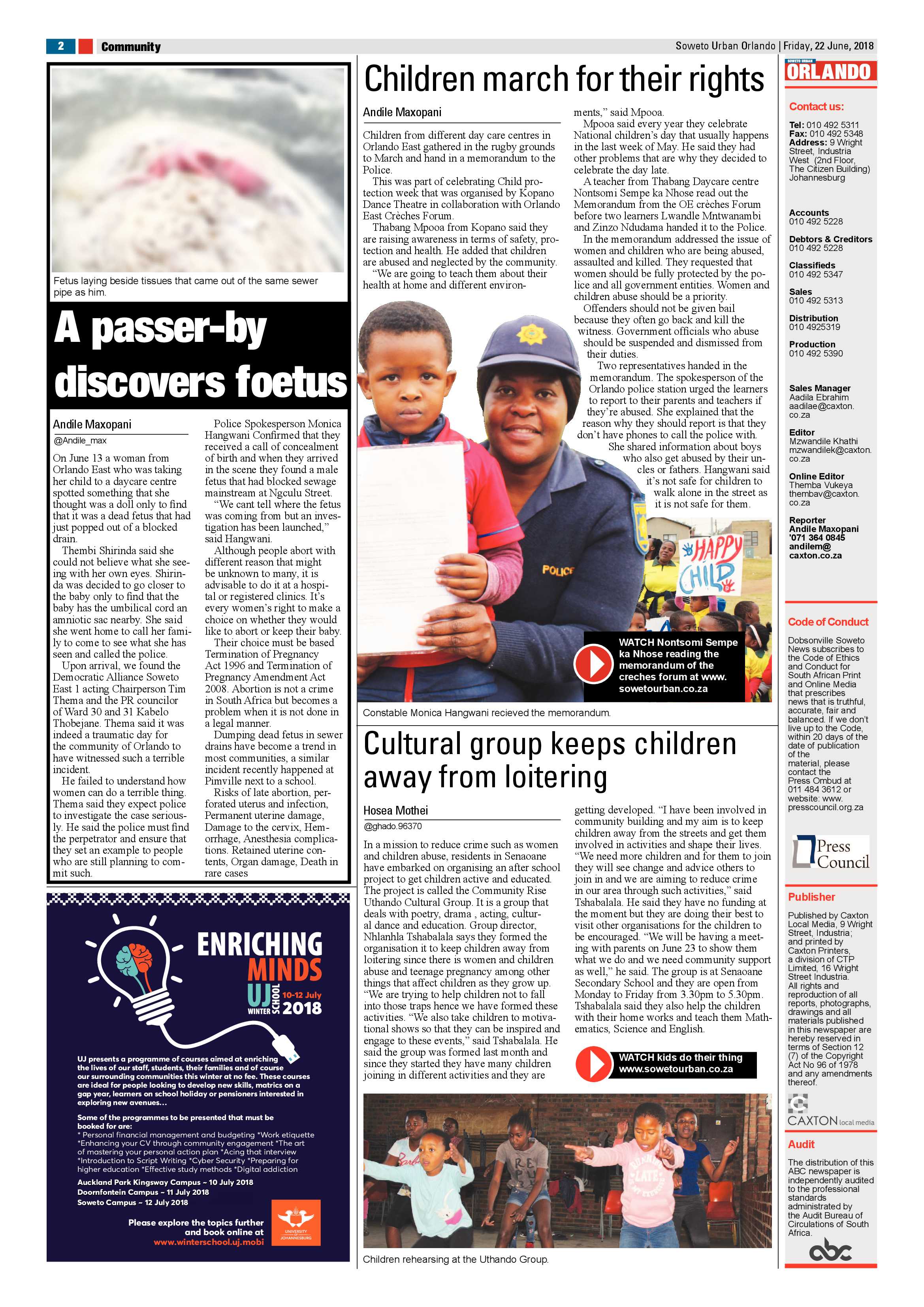 Orlando – June 22, 2018 issue page 2