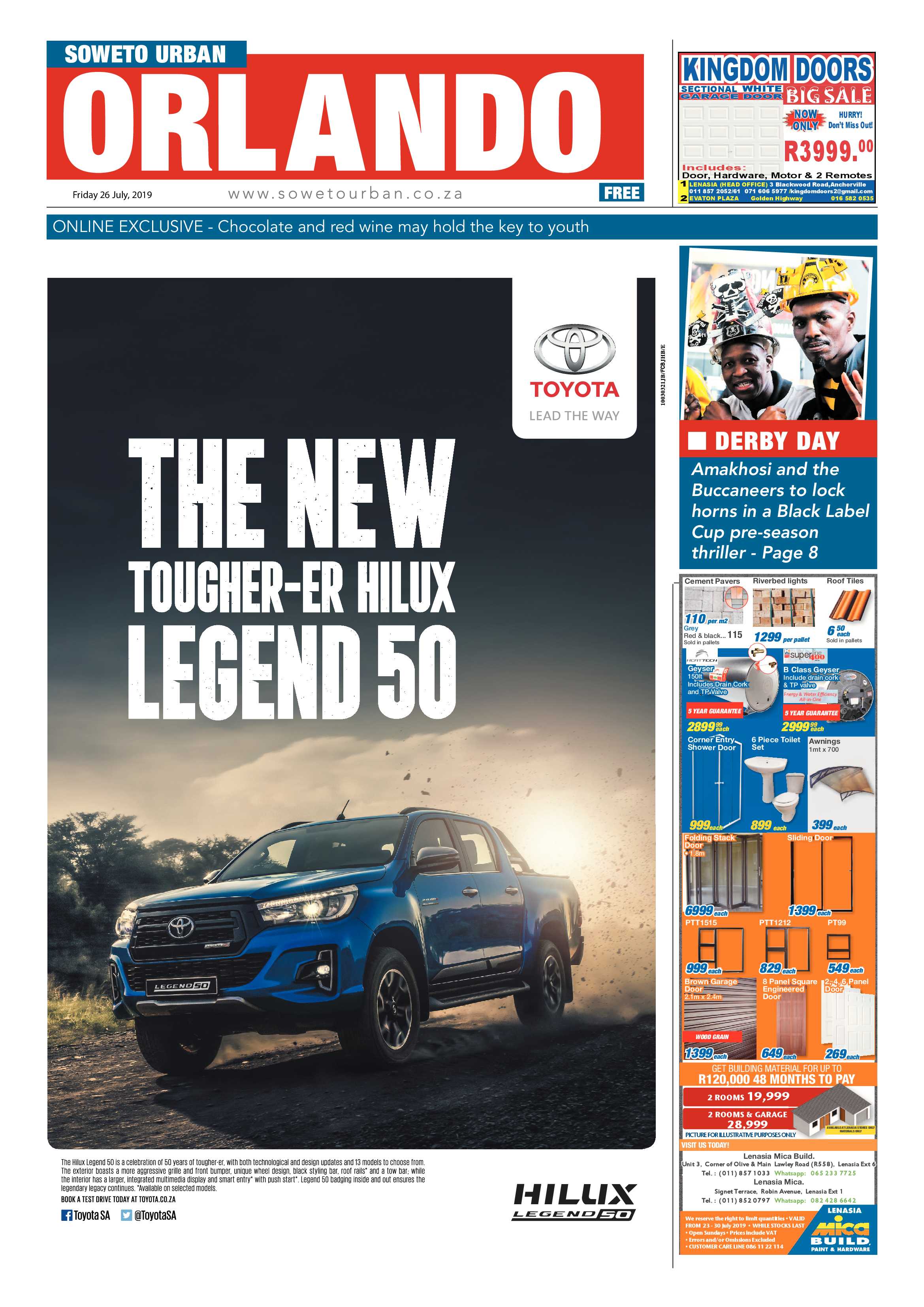 Orlando News – July 26, 2019 page 1