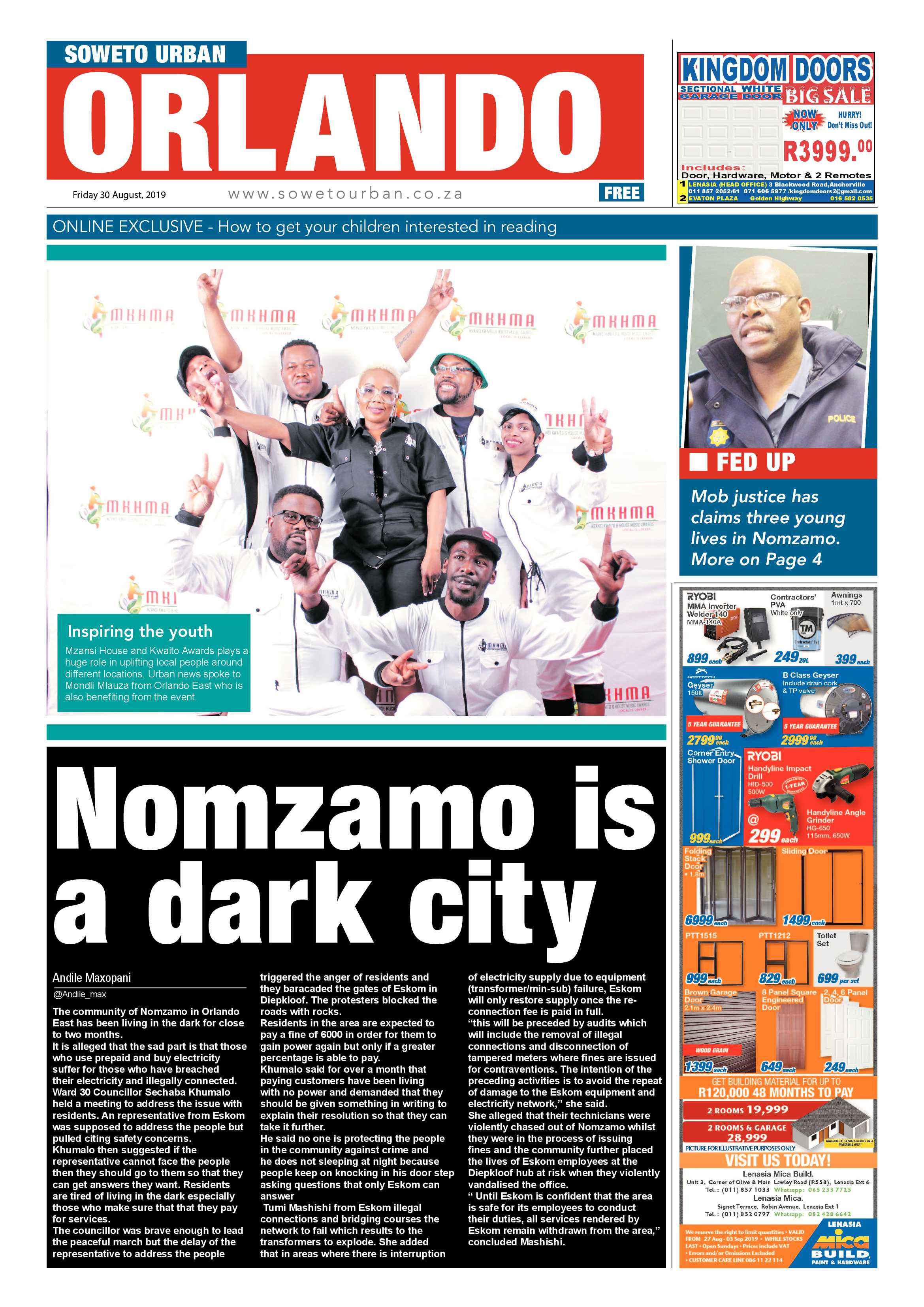 Orlando News – August 30, 2019 page 1