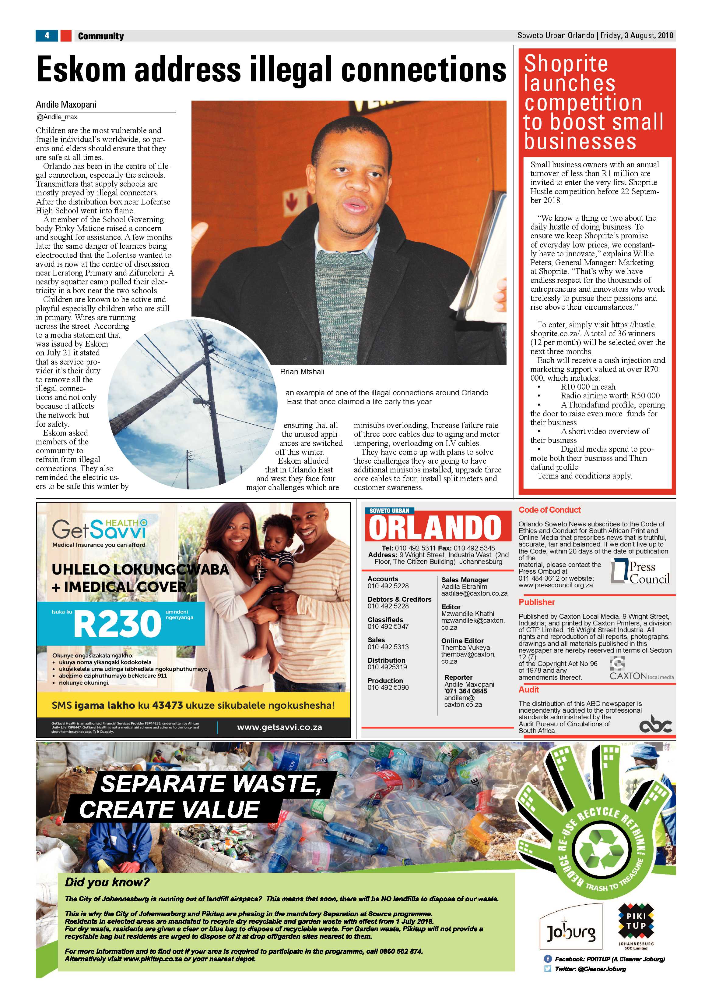 Orlando – August 03, 2018 issue page 4