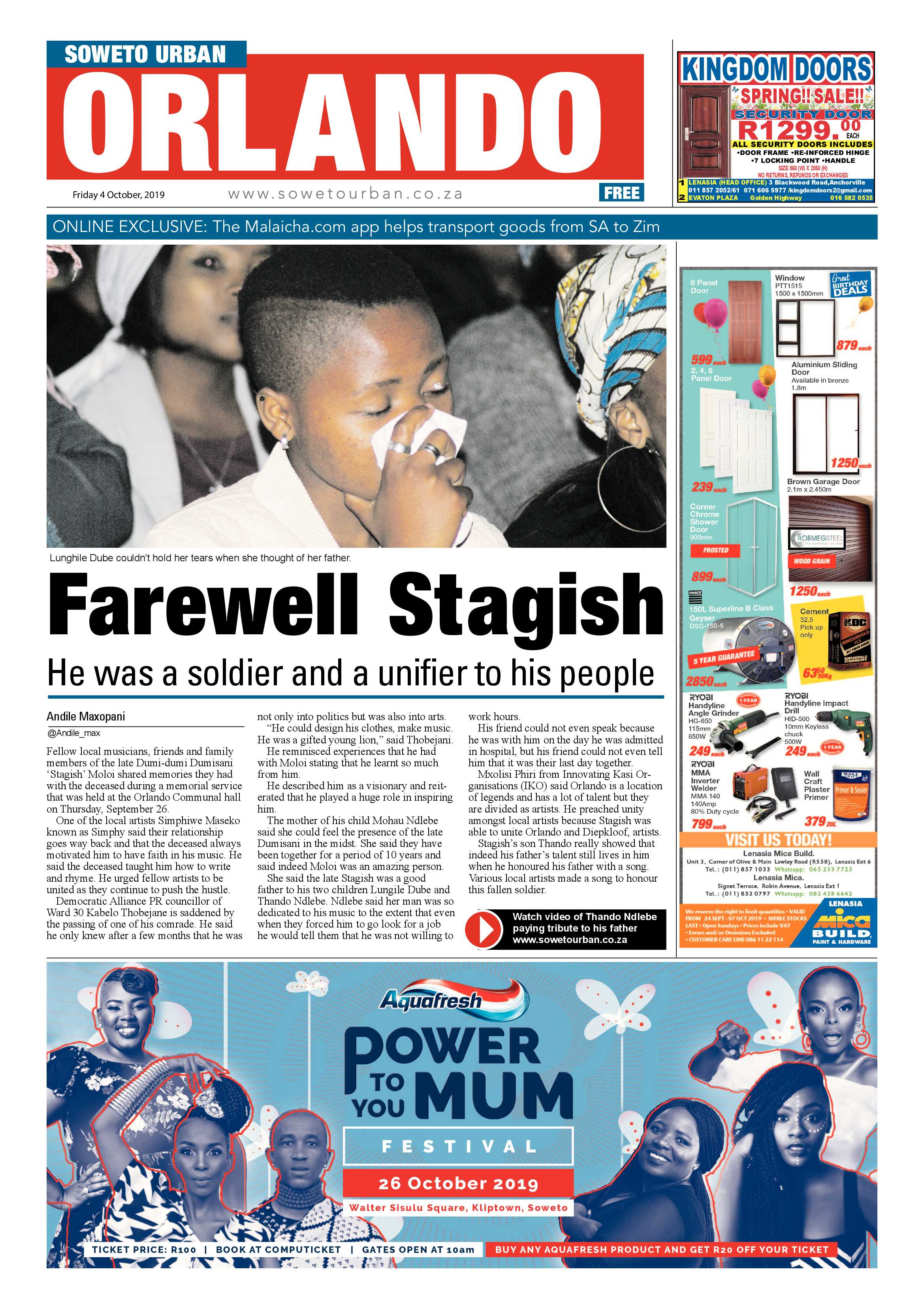 Orlando News – October 4, 2019 page 1
