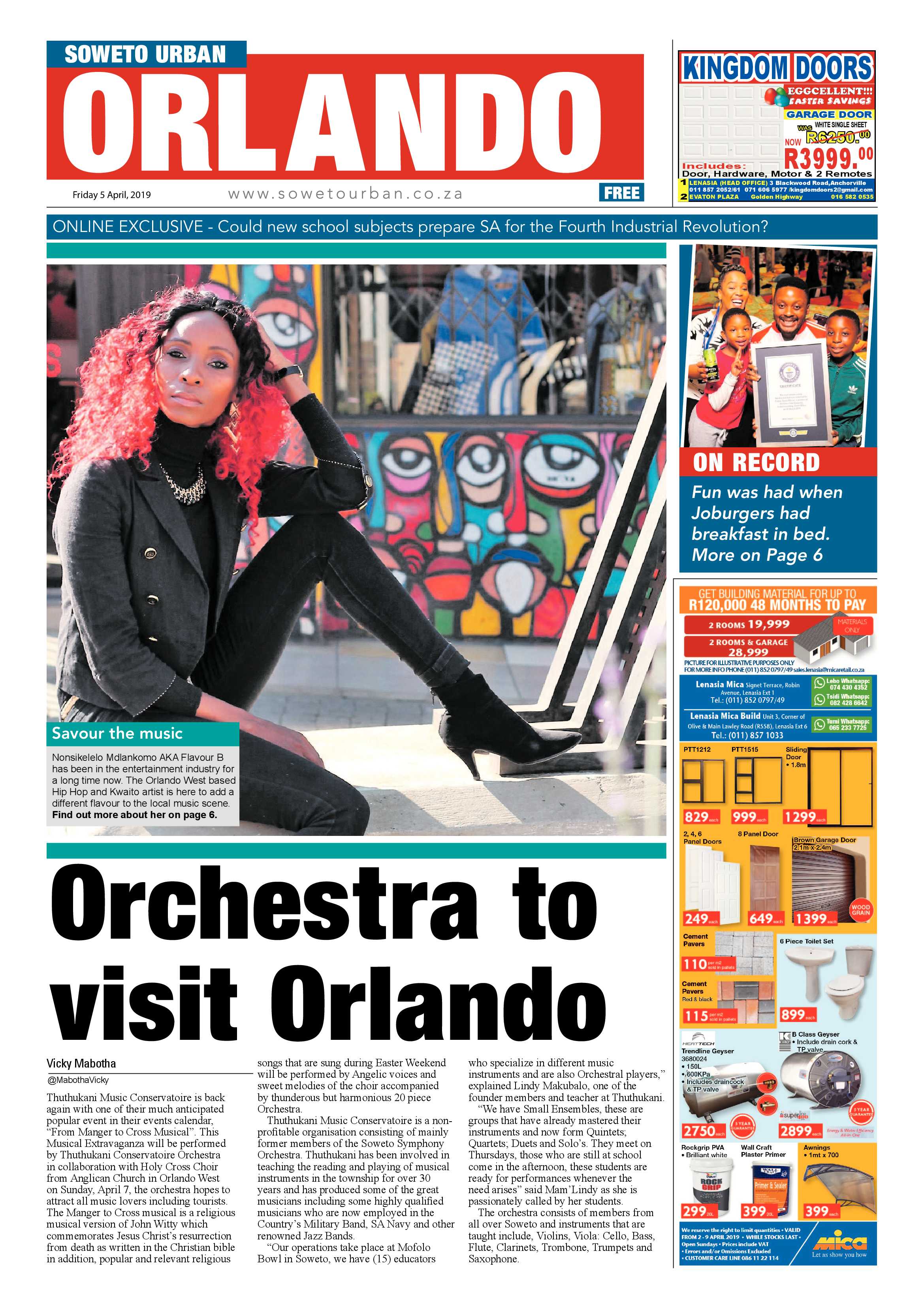 Orlando News – April 5 , 2019 page 1