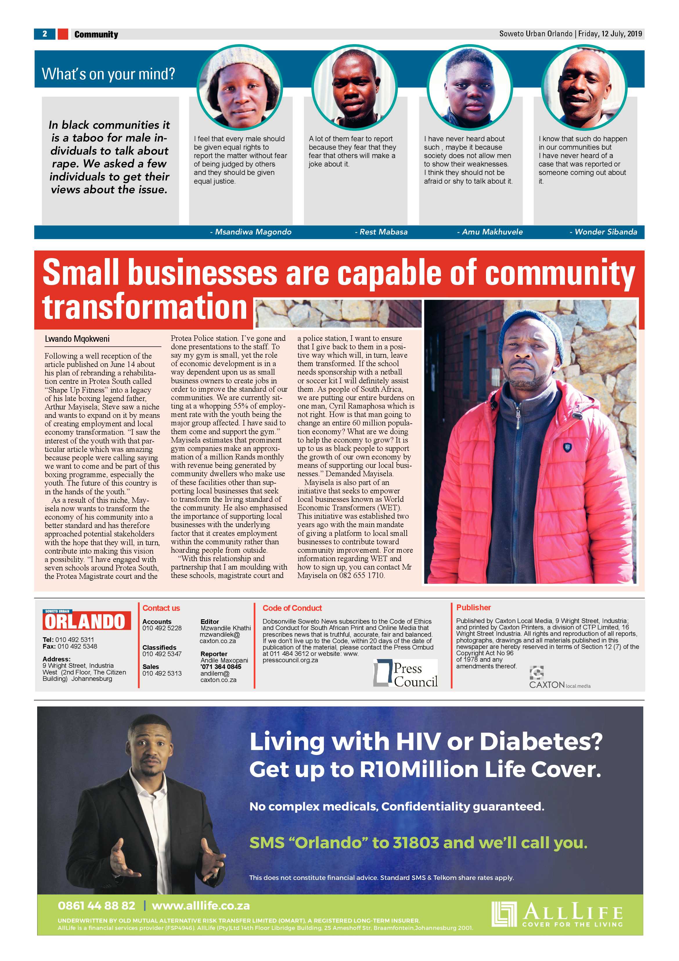 Orlando News – July 12, 2019 page 2