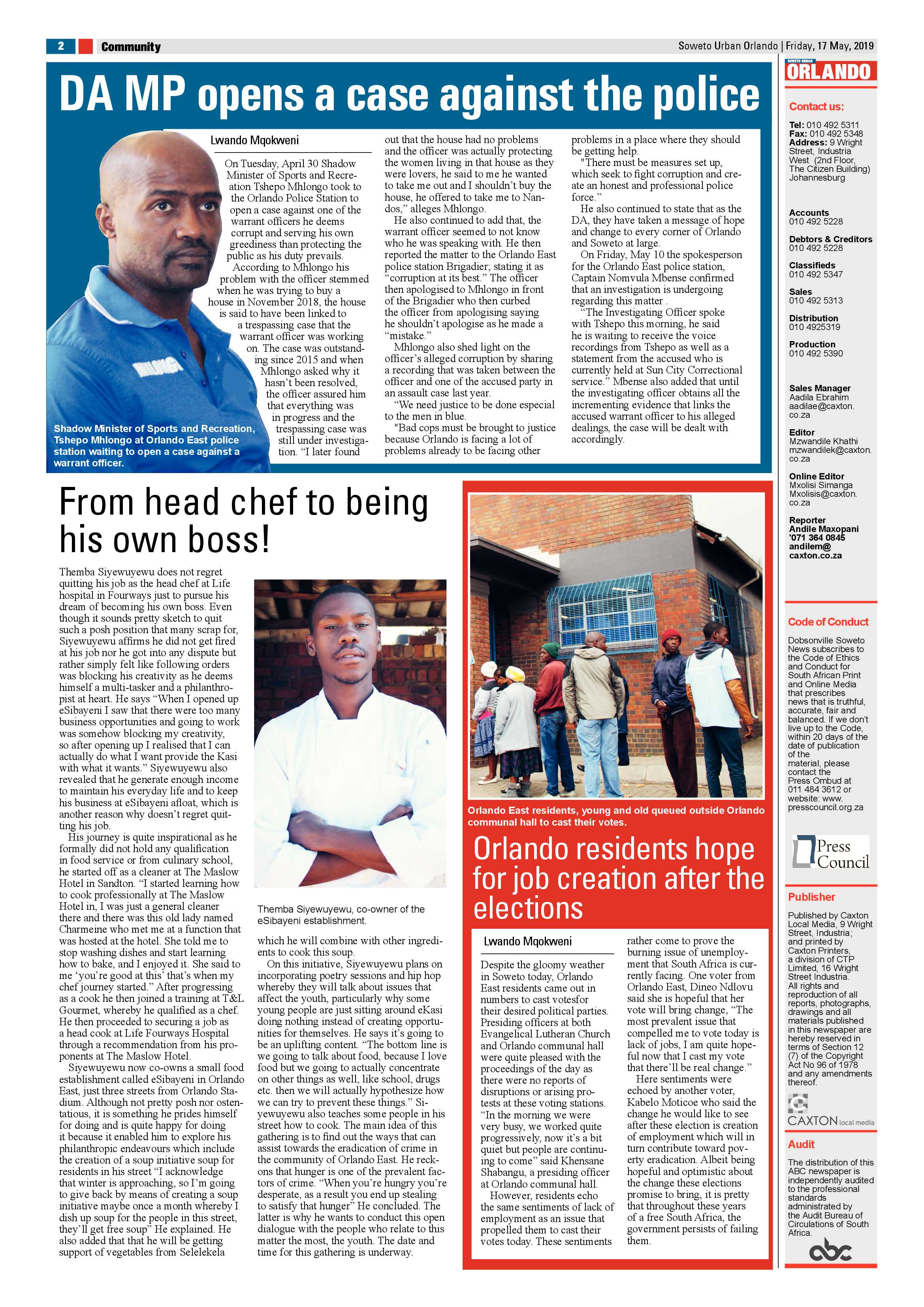 Orlando News – May 17, 2019 page 2