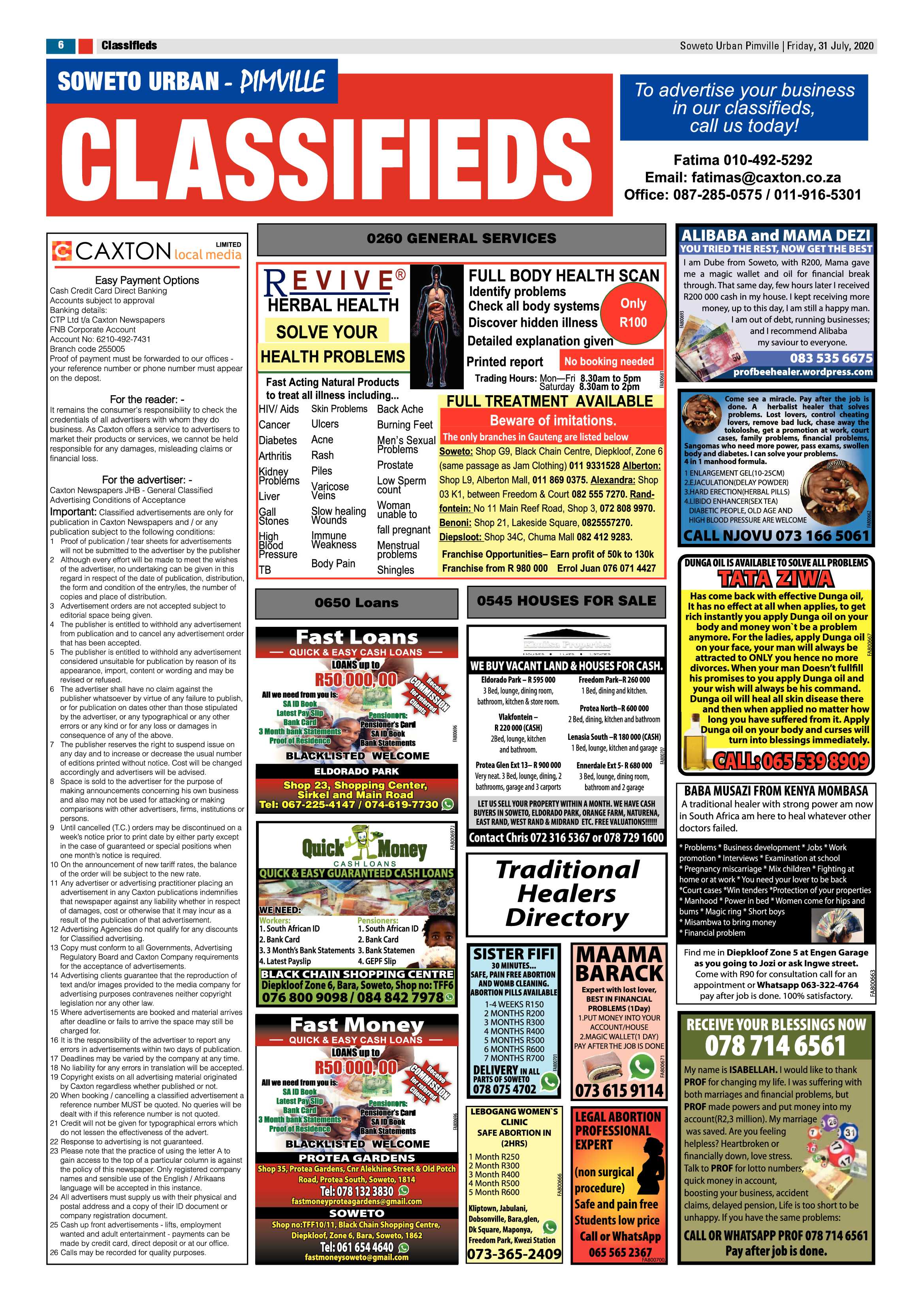 Pimville,  August 7, 2020 page 6