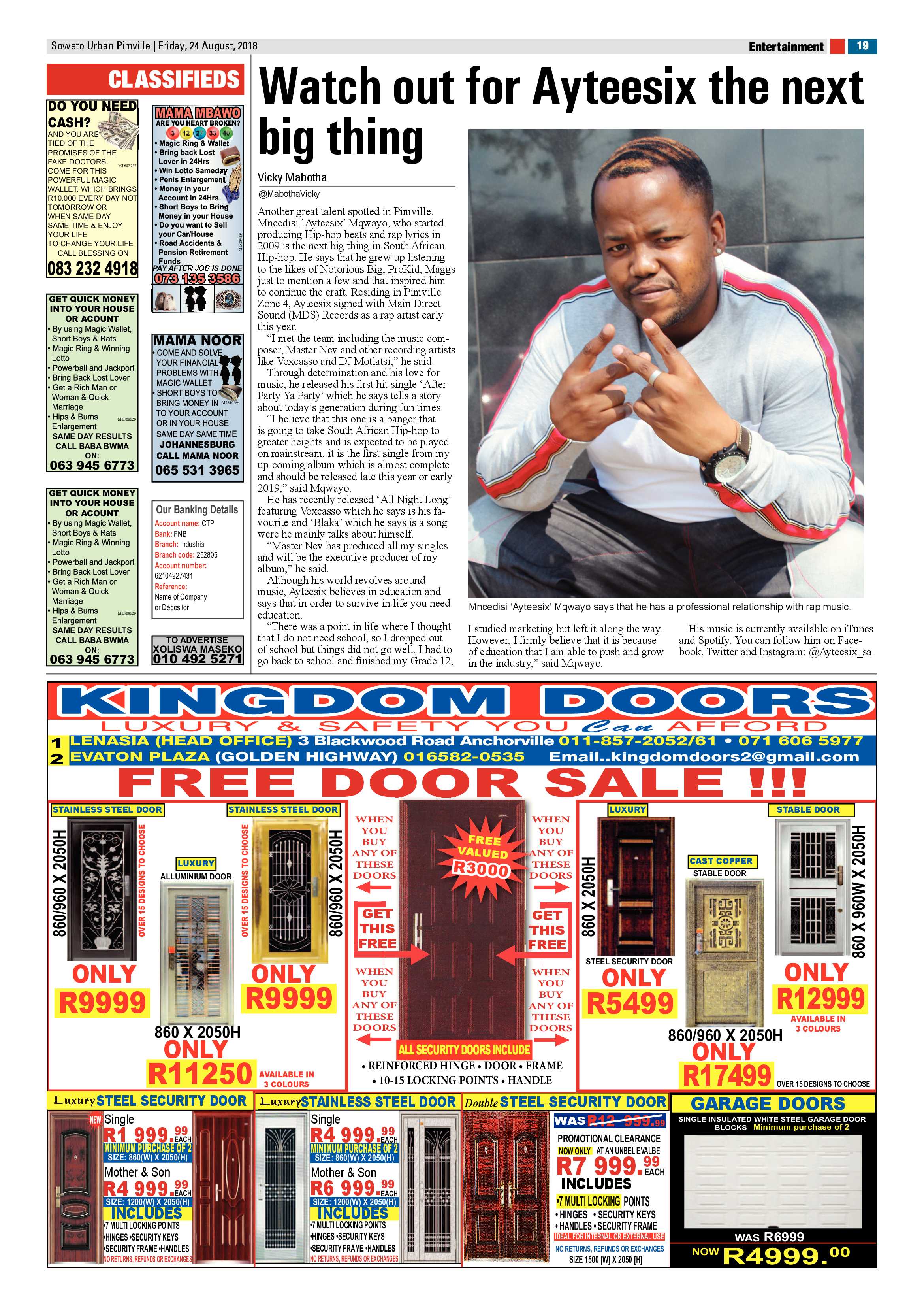 Pimville – August 24, 2018 issue page 19