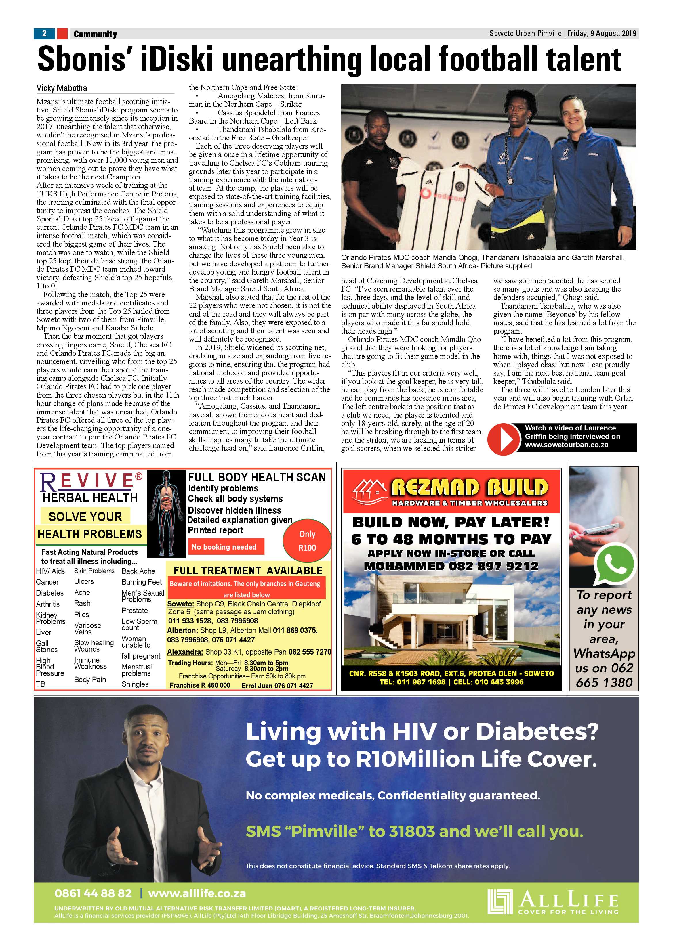Pimville News – August 9, 2019 page 2