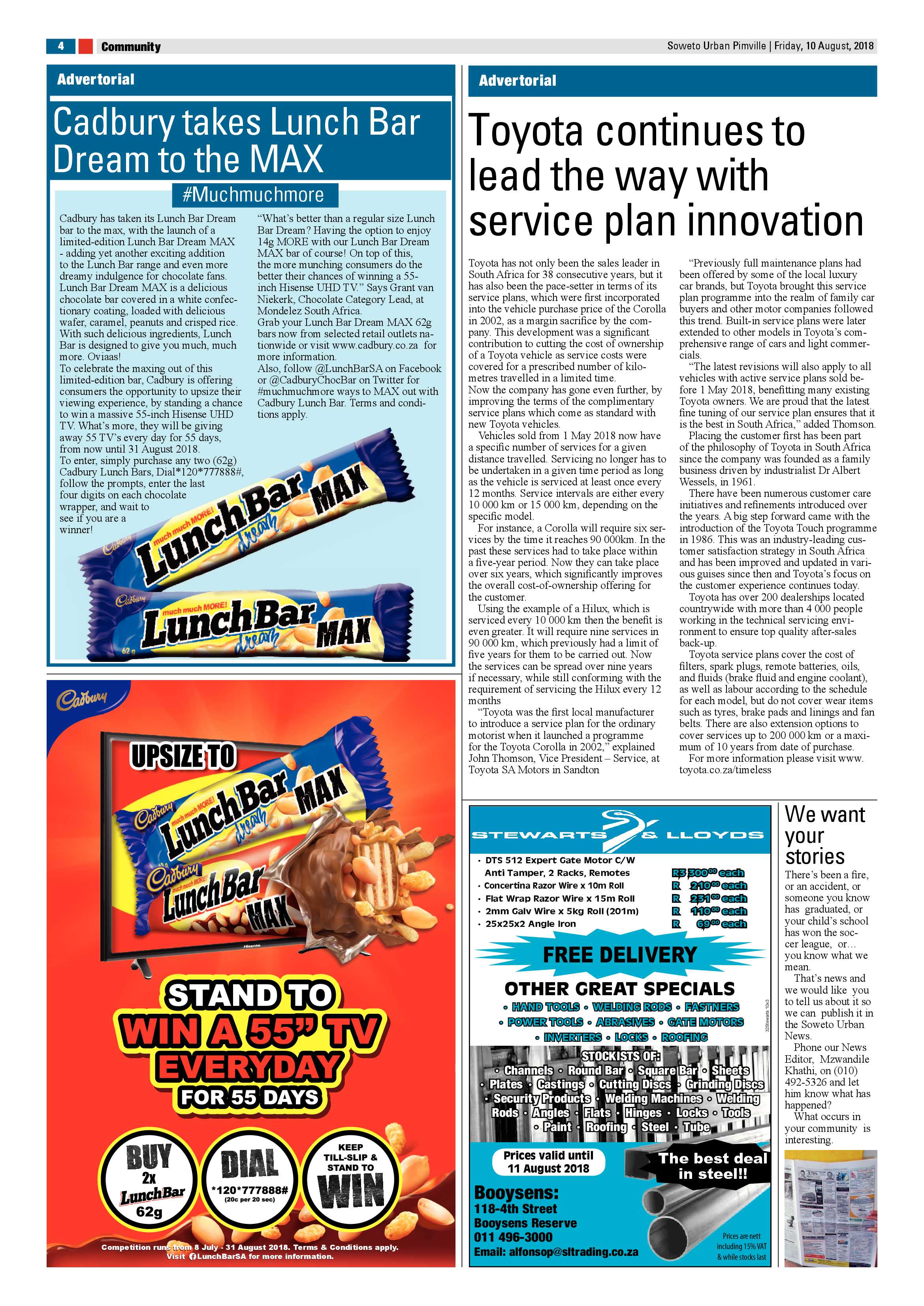 Pimville – August 10, 2018 issue page 4