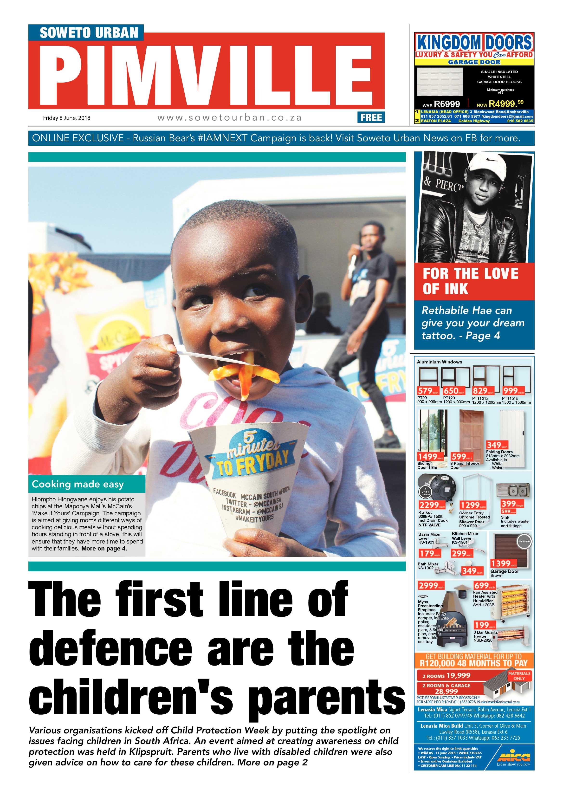 Pimville – June 8, 2018 issue page 1