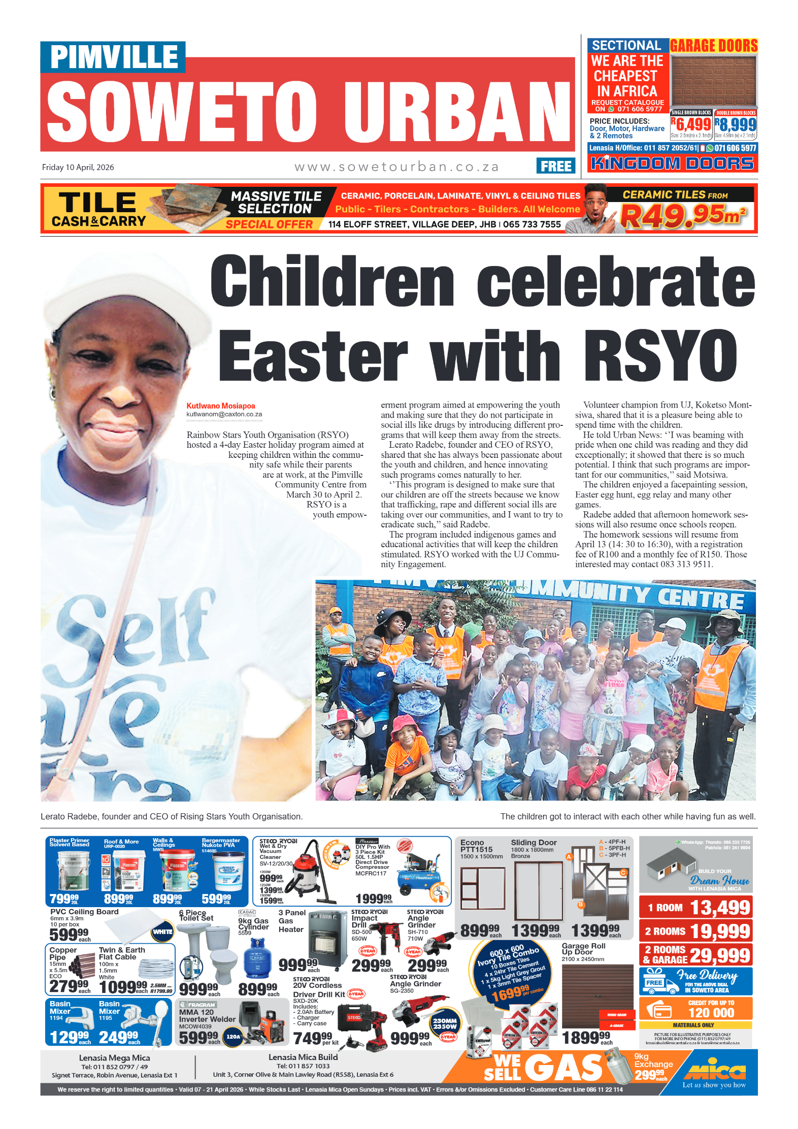 Pimville: 10 April 2026 page 1